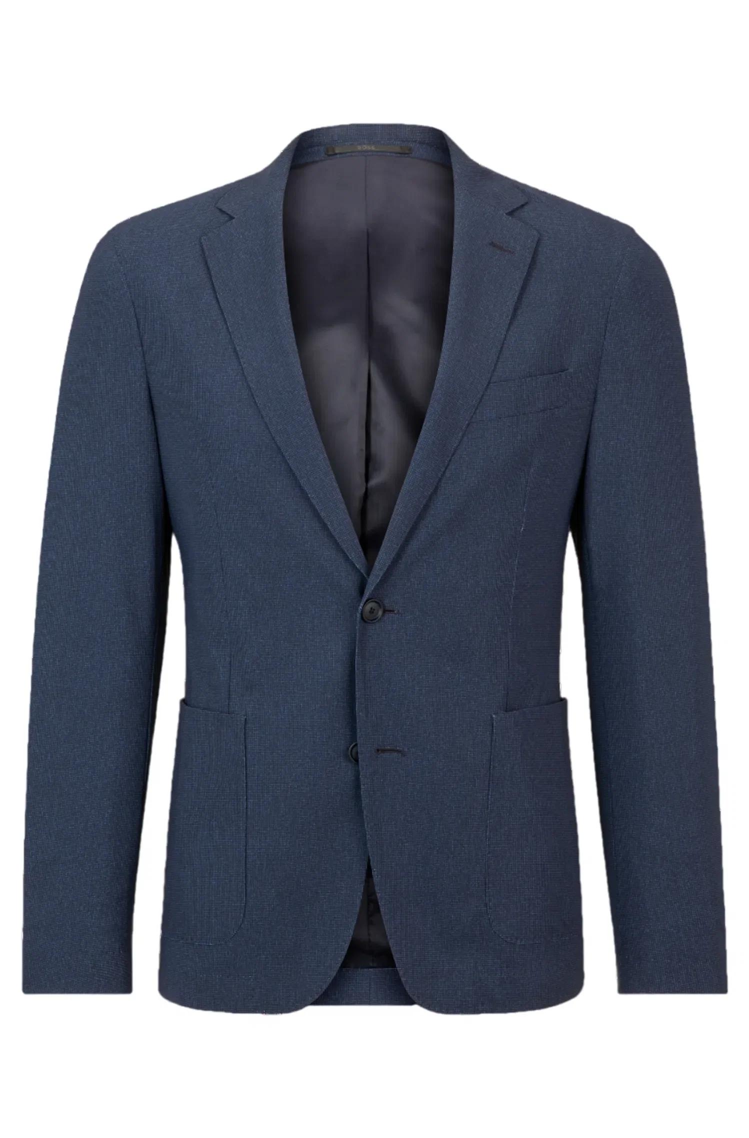 Blazer Relaxed Fit De Microestampa