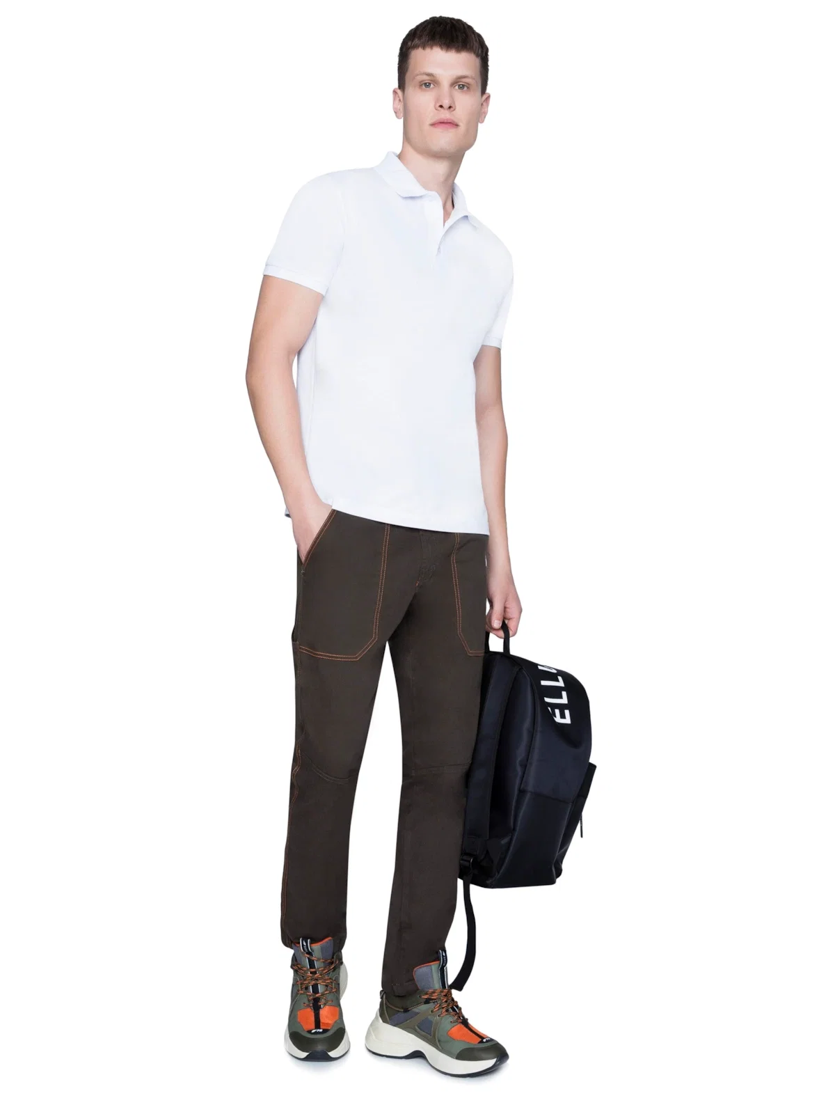 Polo Piquet Classic Branco — imagem 1