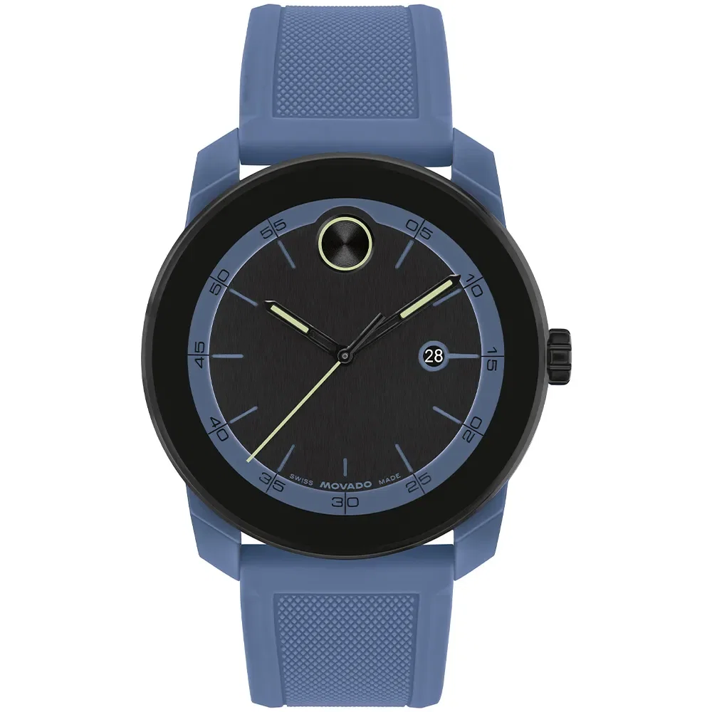 Relógio Movado Masculino em Borracha Azul - 3601213 — imagem 1