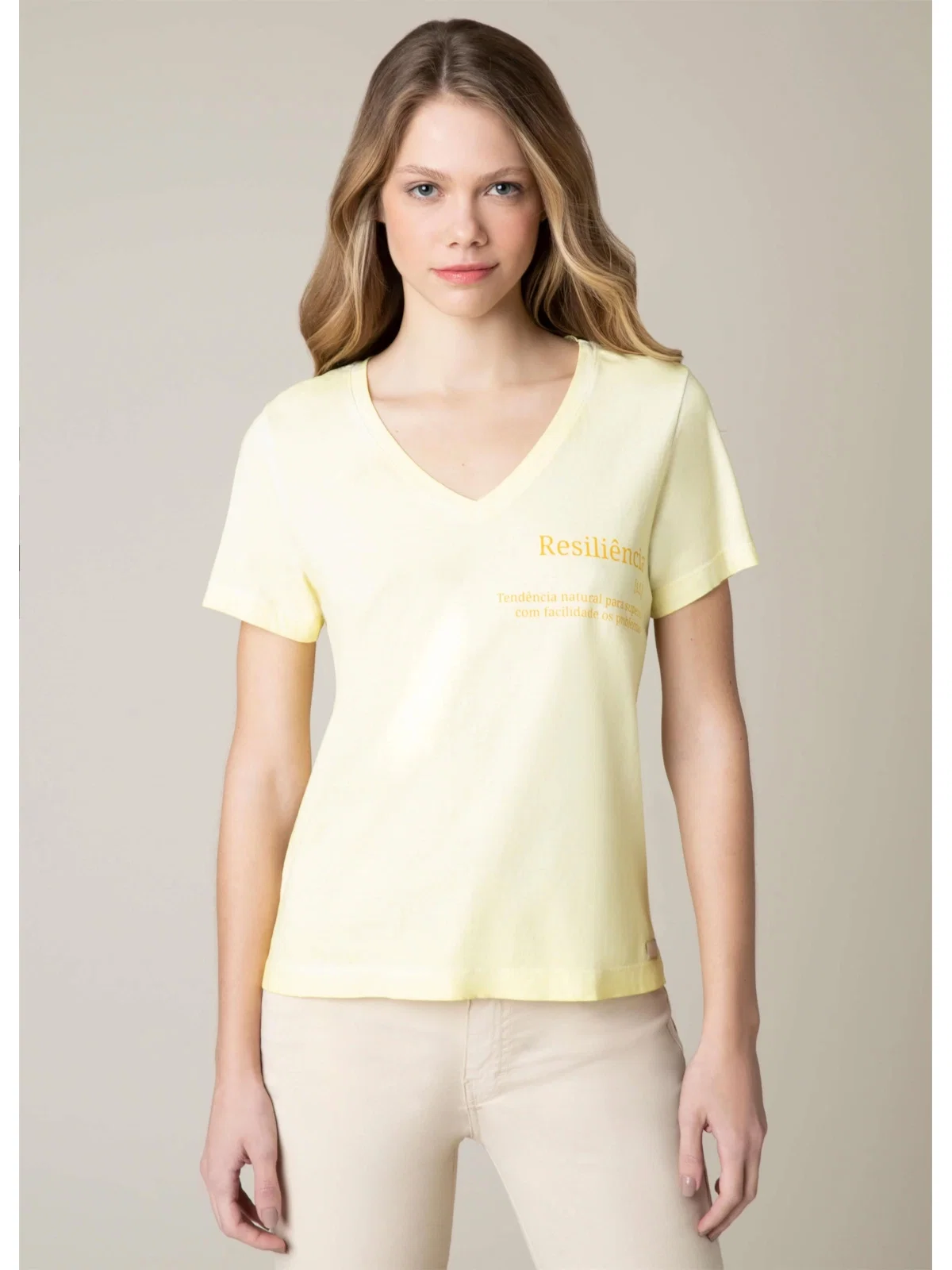 T-Shirt Resiliência Amarelo Lima