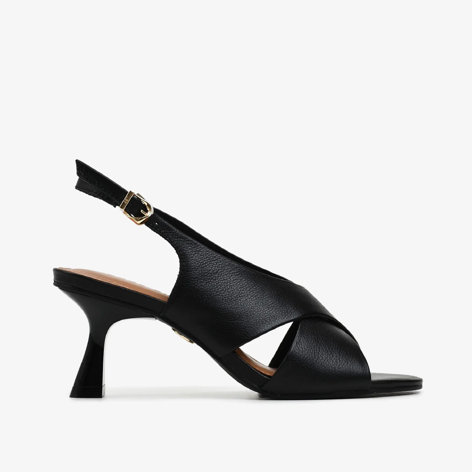 Sandália Preto Couro