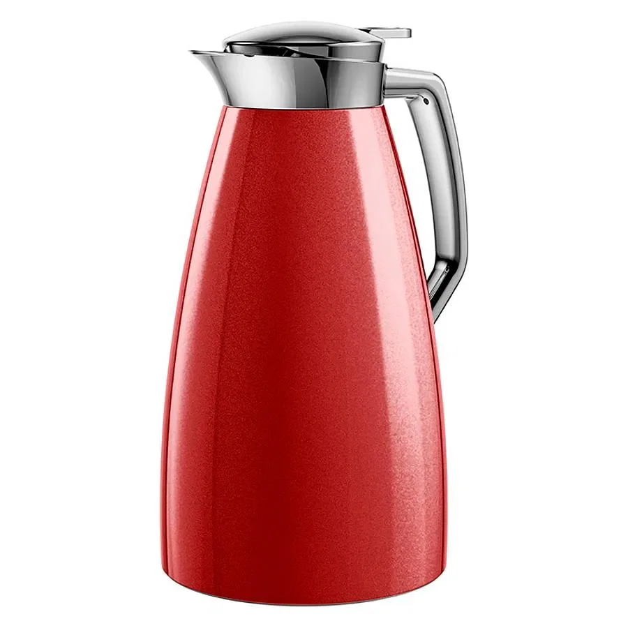Garrafa Térmica Plaza Quick Press 1 Litro Emsa Vermelha — imagem 1