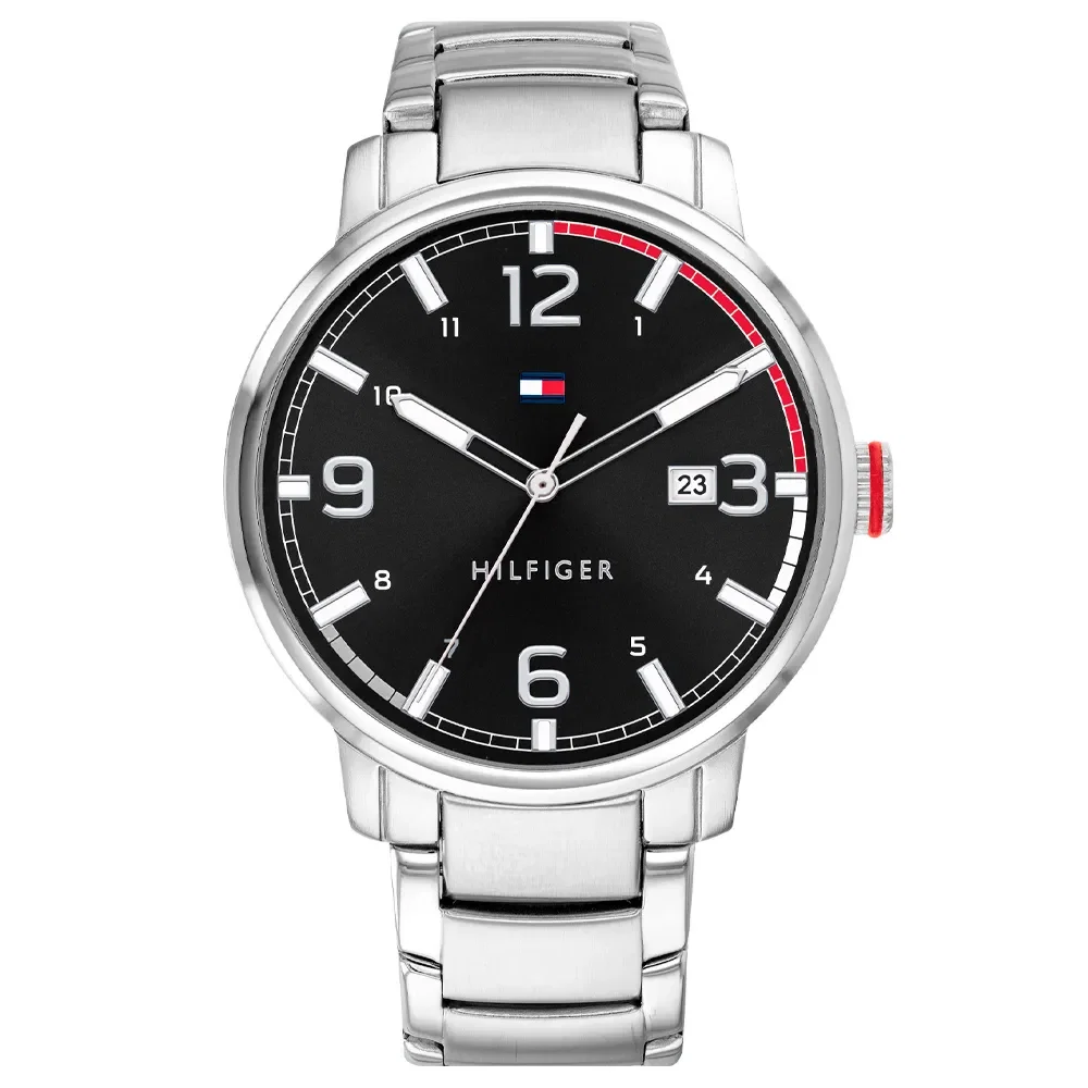 Relógio Tommy Hilfiger TH Essentials Masculino em Aço Prateado 1791755