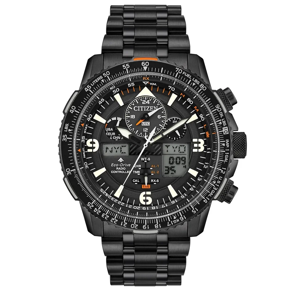 Relógio Citizen Skyhawk Masculino em Aço Preto JY8075-51EN — imagem 1