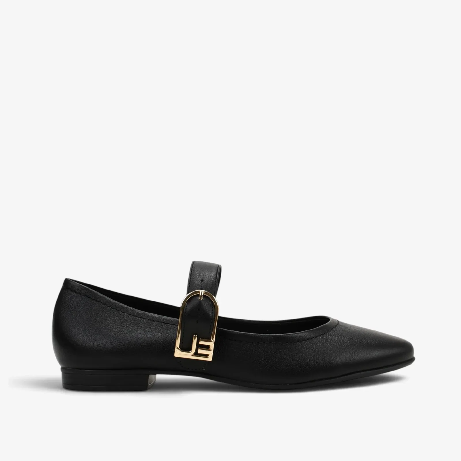 Sapatilha Preto Couro