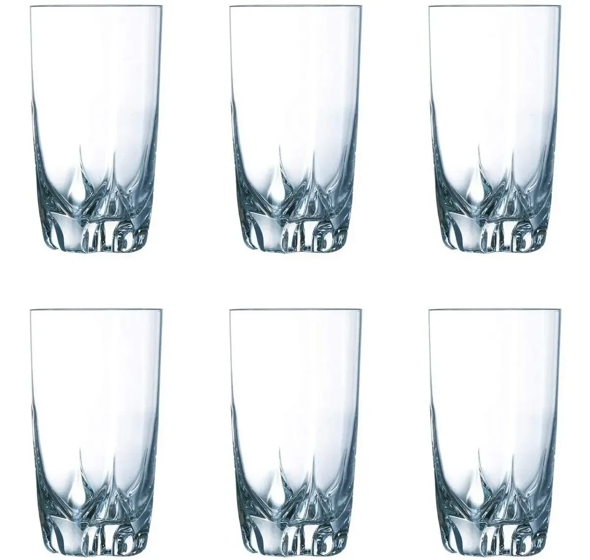 6 Copos Lisbonne em Vidro 330ml Luminarc