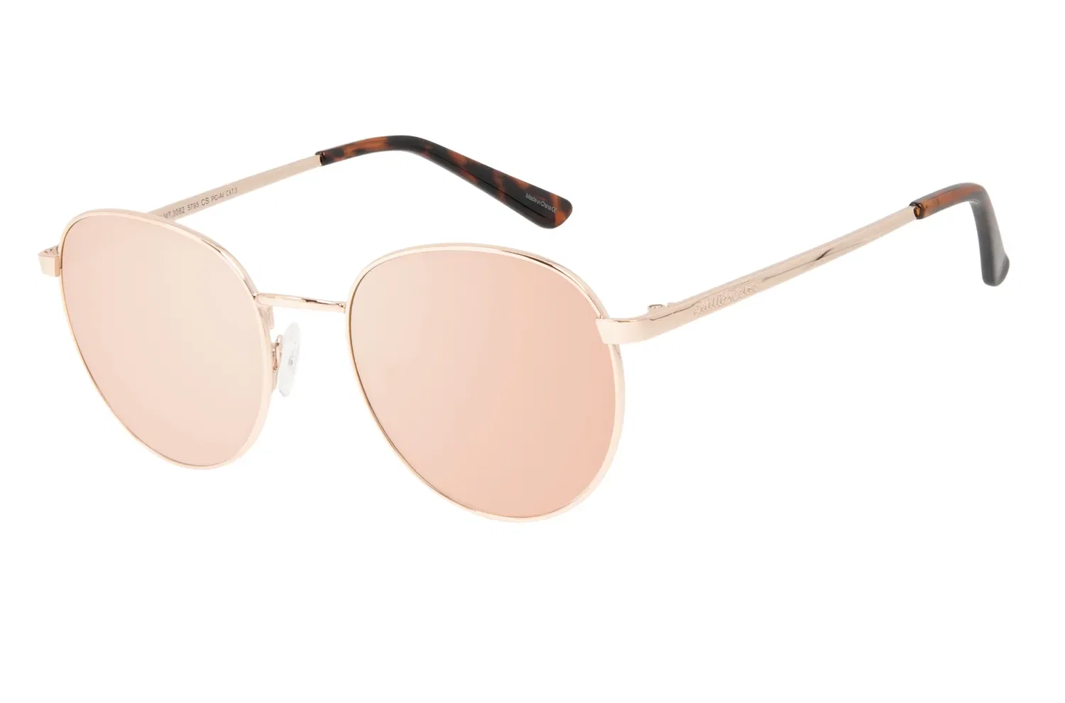 Óculos de Sol Unissex Chilli Beans Casual Redondo Rosé — imagem 1