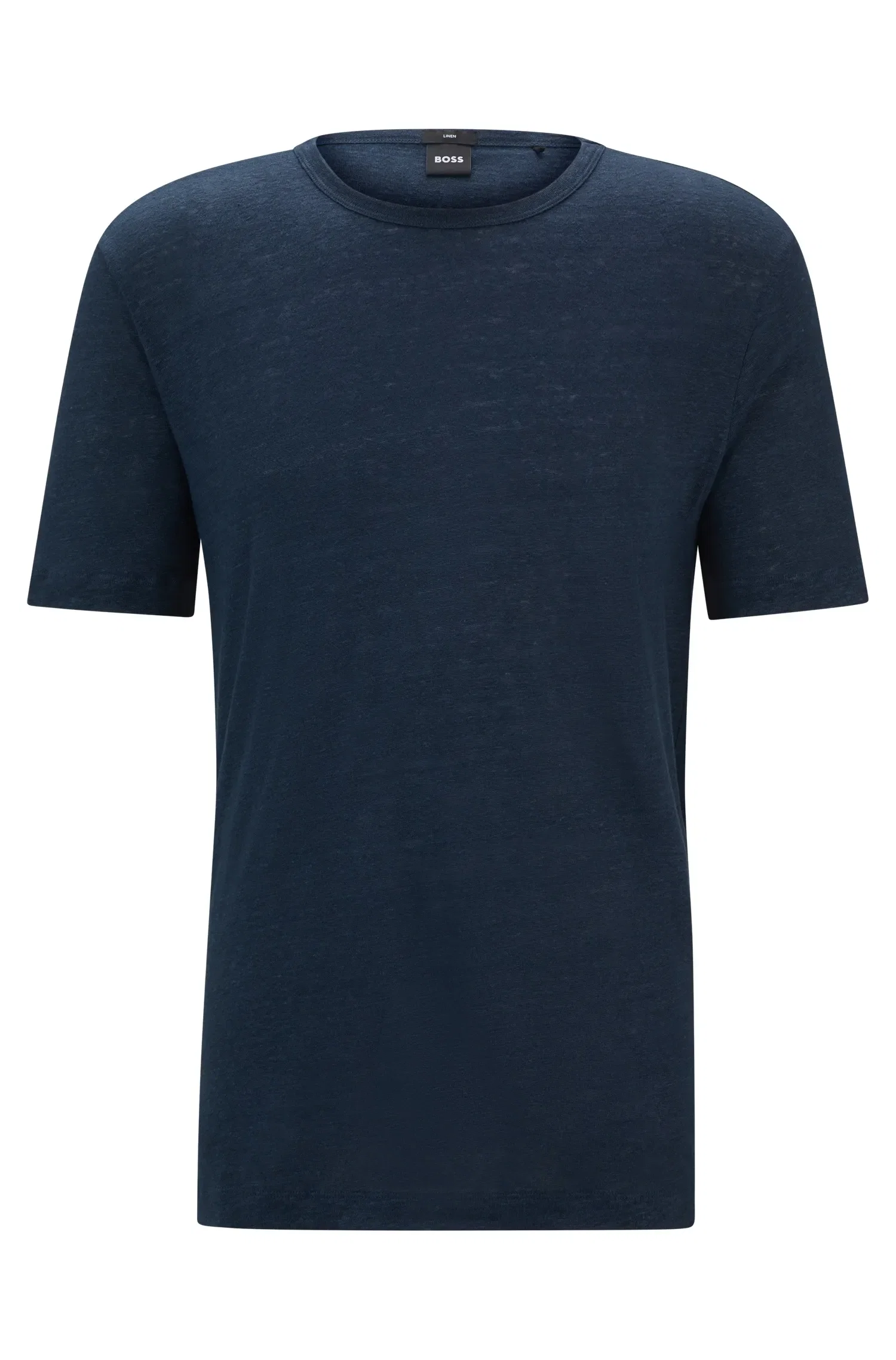 Camiseta De Corte Regular Em Linho