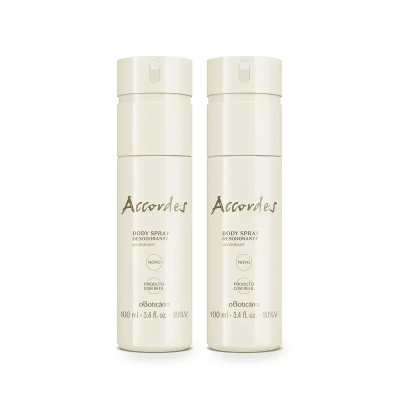 Combo Accordes: Desodorante Body Spray 2x100ml