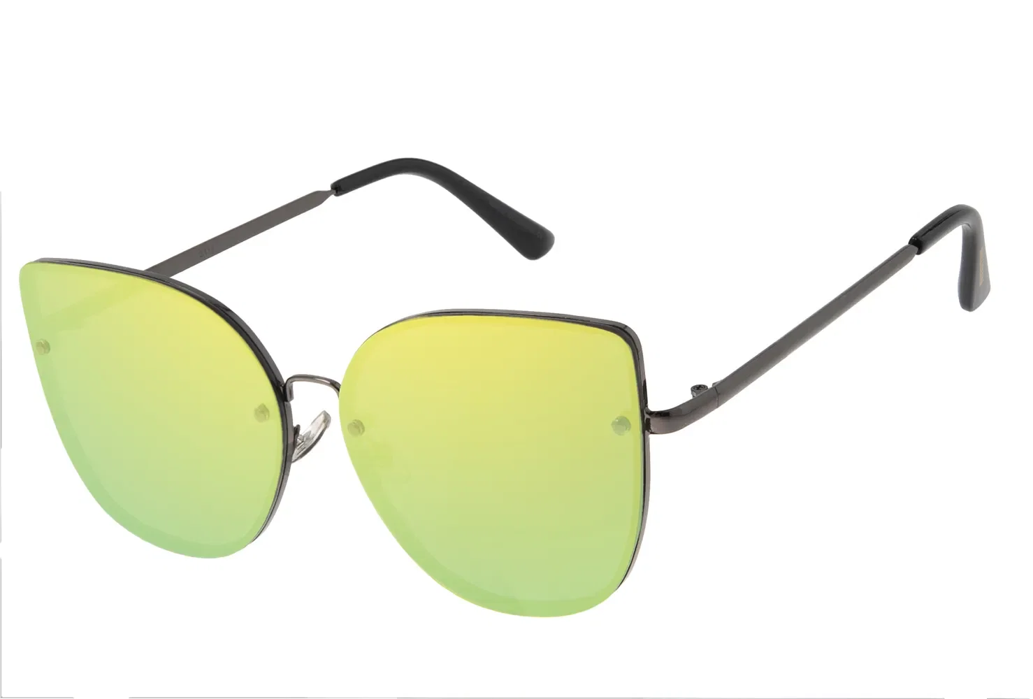 Óculos De Sol Feminino Chilli Beans Cat Lente Flat Ônix — imagem 1