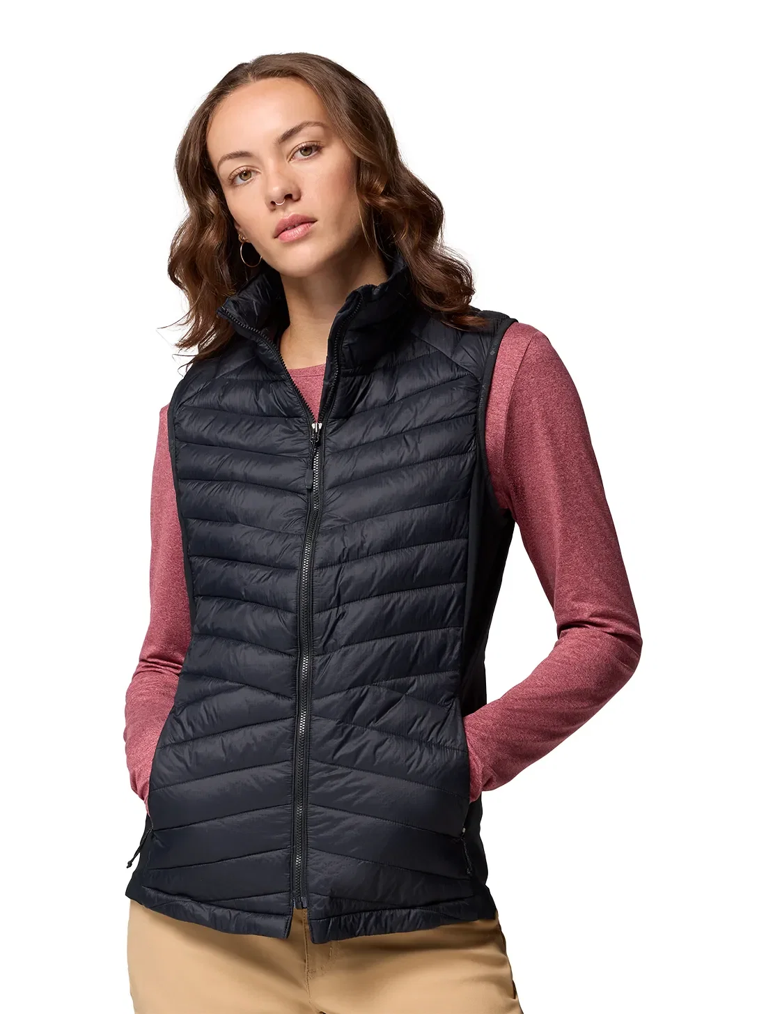 Colete Columbia Feminino Powder Pass Iii Hybrid