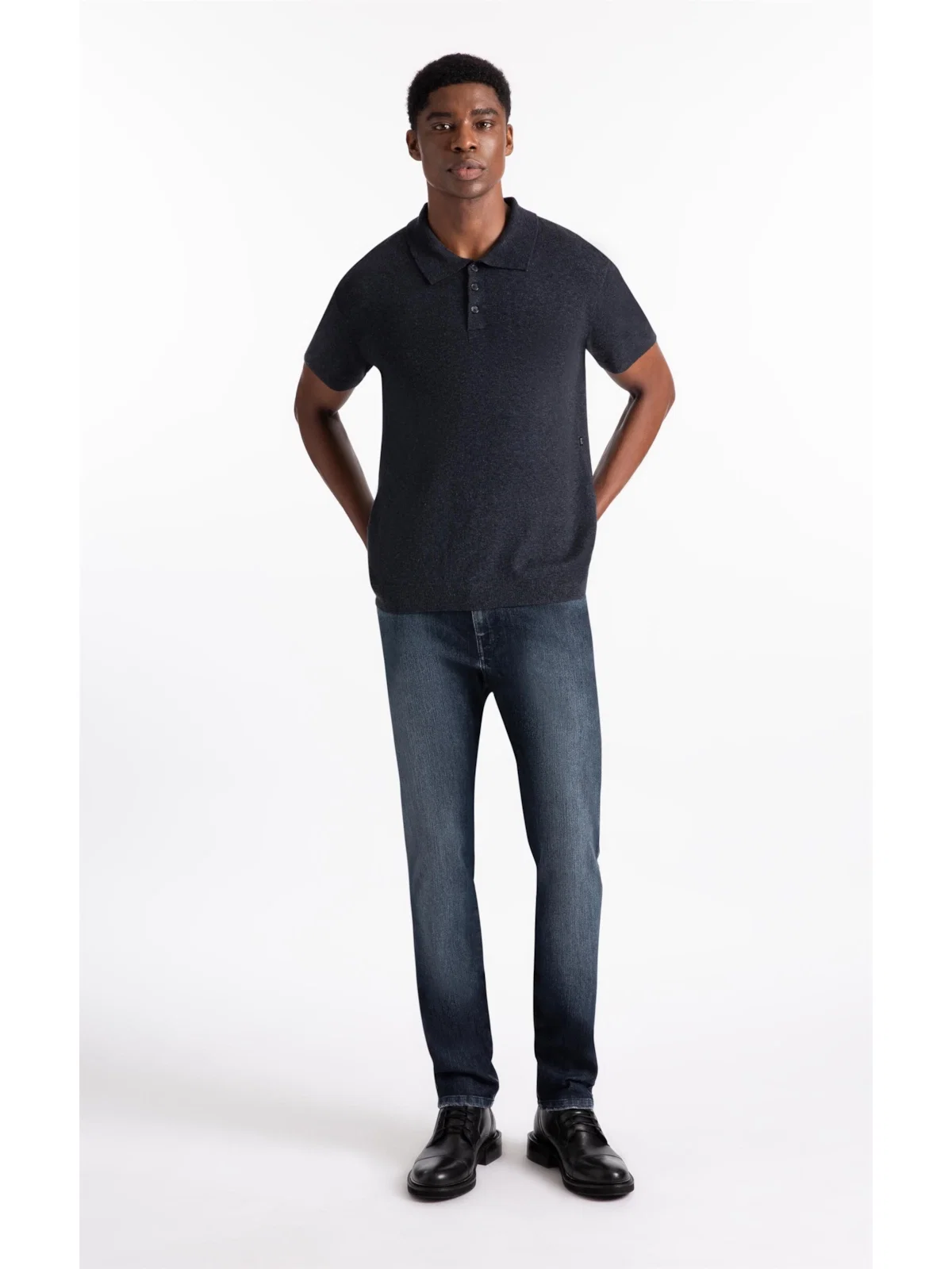 Calça Overcast Elastic Blue Slim Lav. Escuro — imagem 1