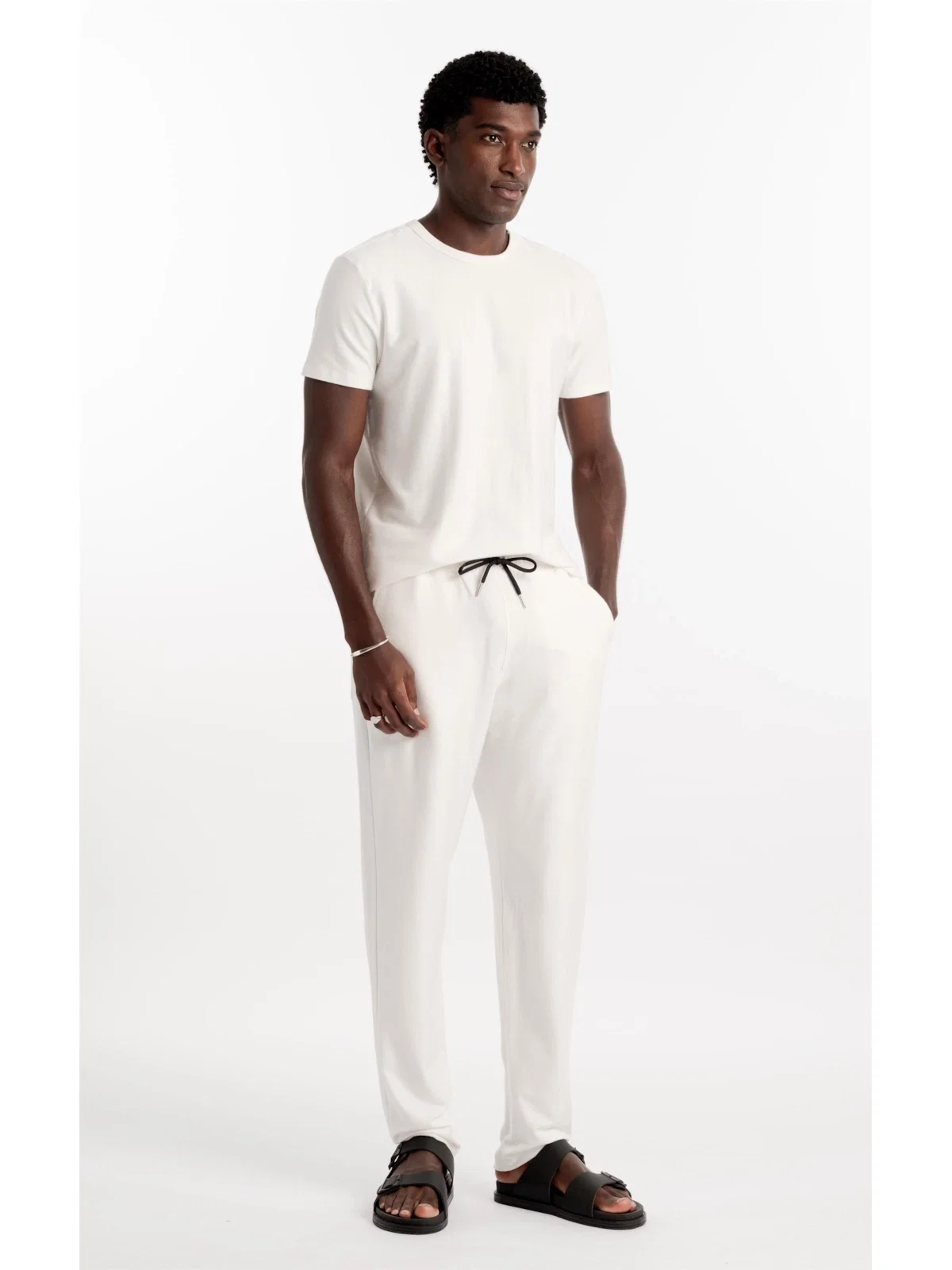 Calça Cotton Texture Ellus Classic Off White