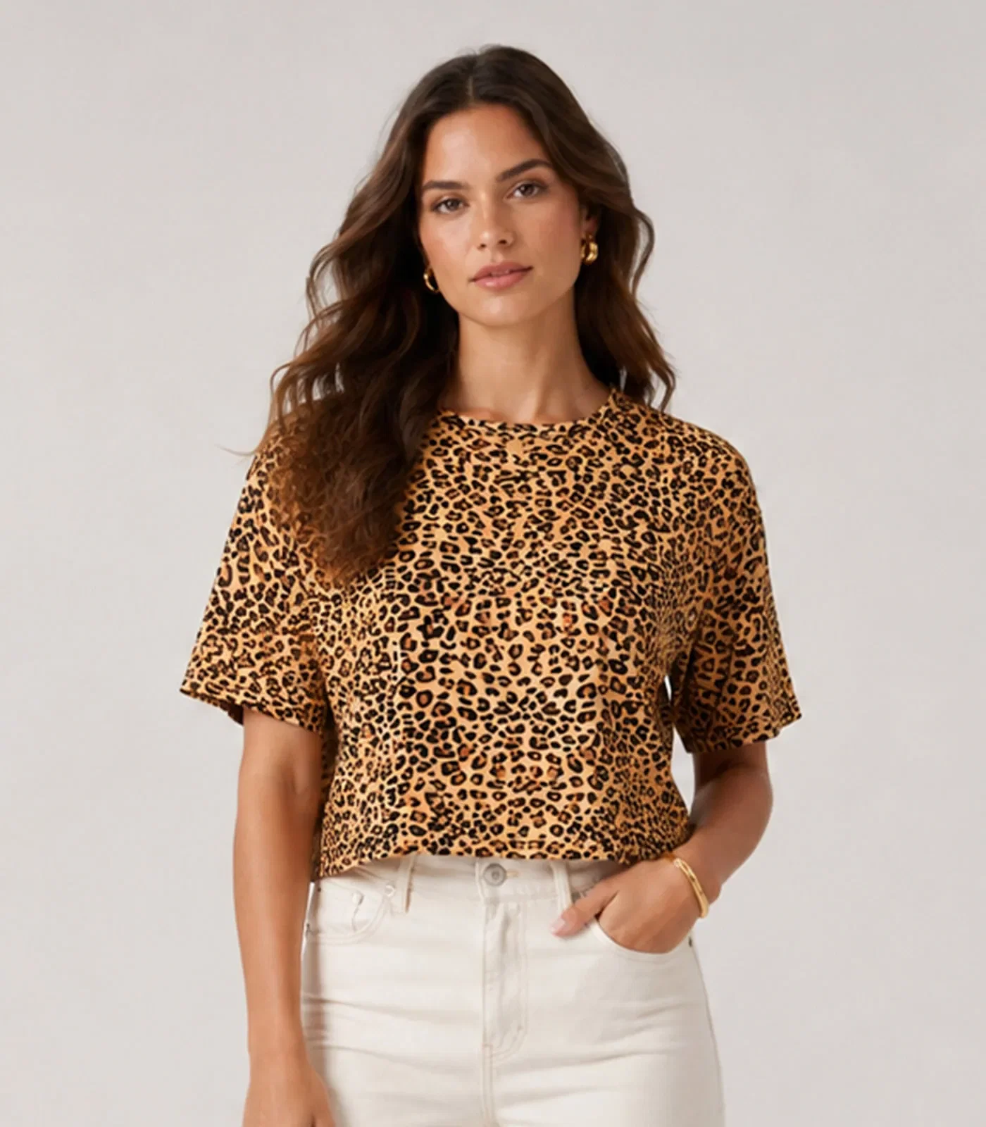 Blusa Feminina Estampada Infinita Cor Preto