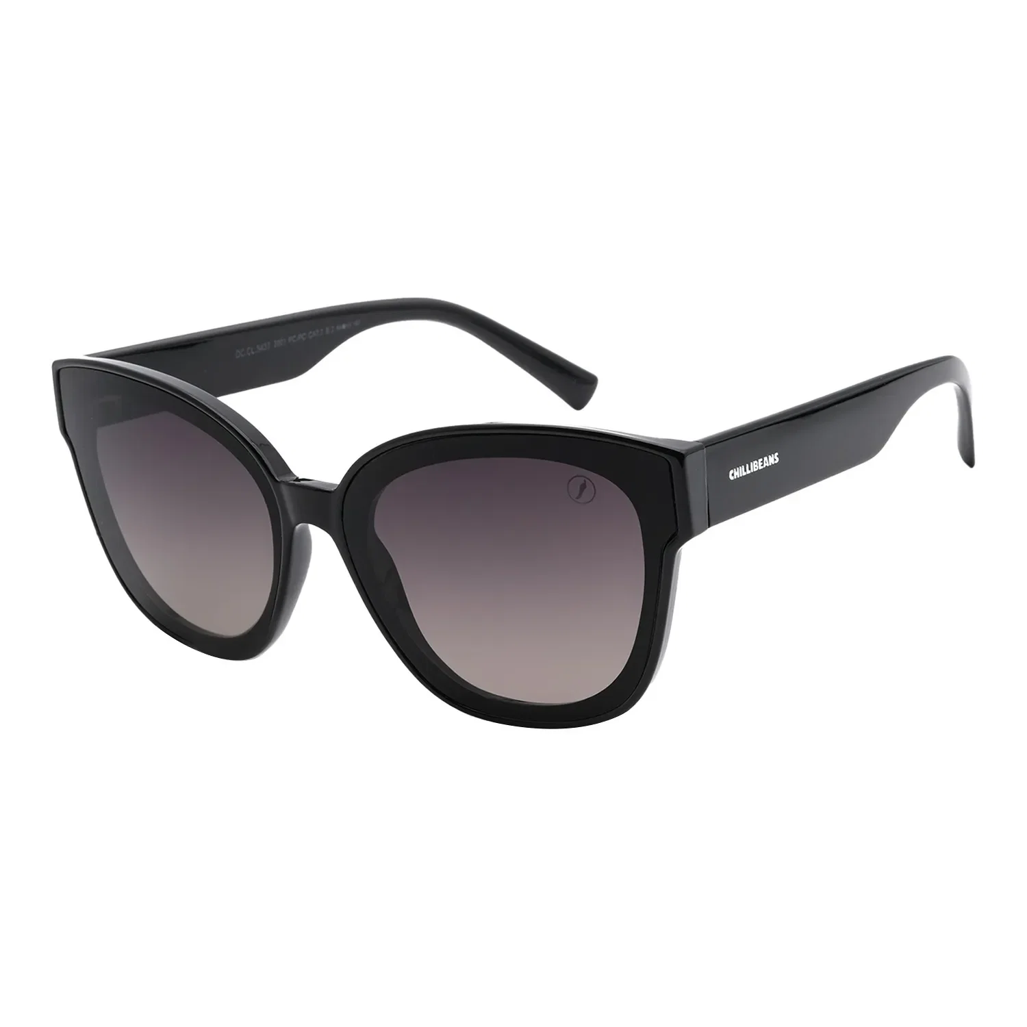 Óculos de Sol Feminino Chilli Beans Quadrado Degradê Preto — imagem 1