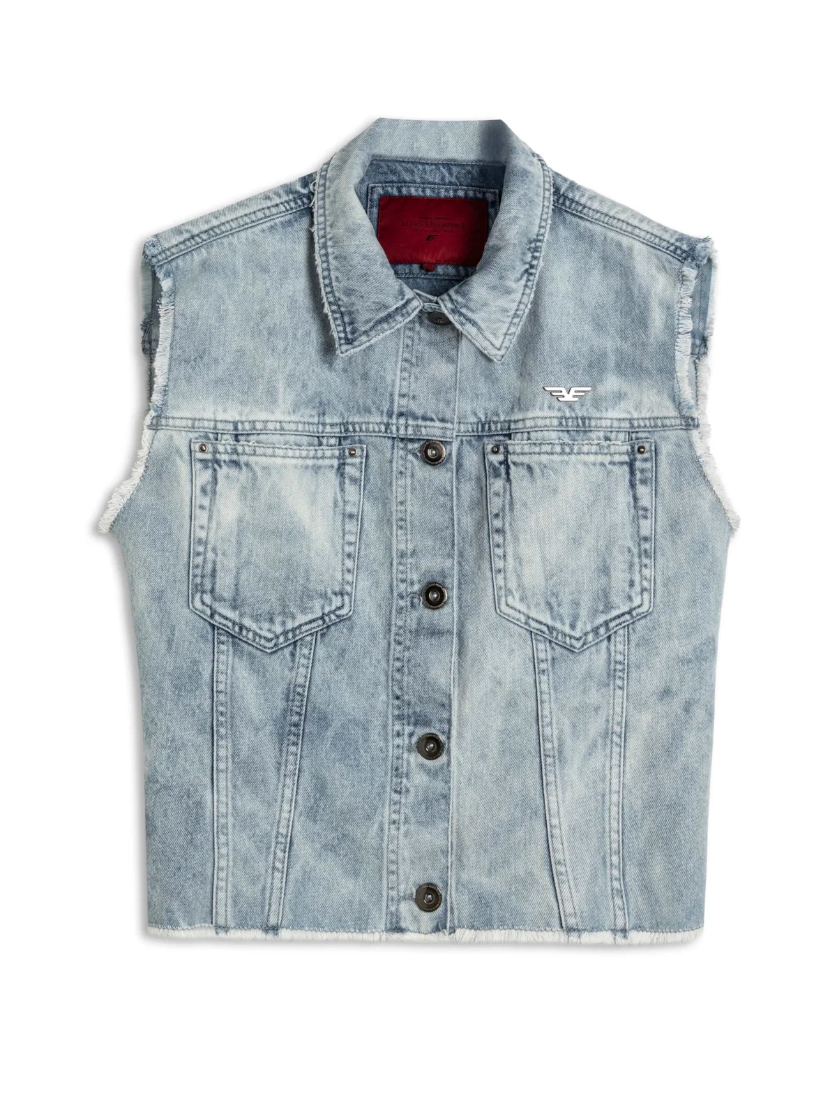 Colete Vintage Denim 2065-Lav.Claro Com Foam — imagem 1
