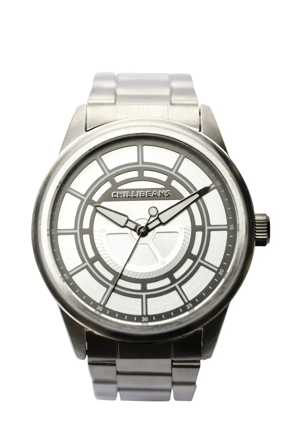 Relógio Analógico Masculino Chilli Beans Metal Robusto Prata