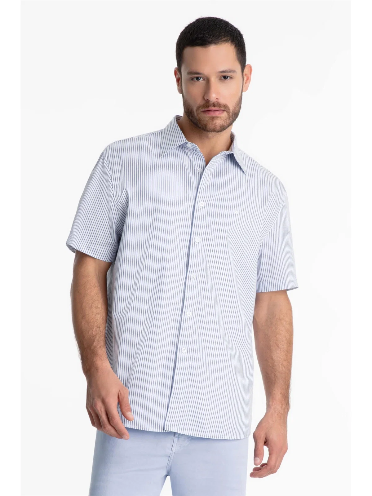 Camisa Tricoline Space Overshirt Marinho