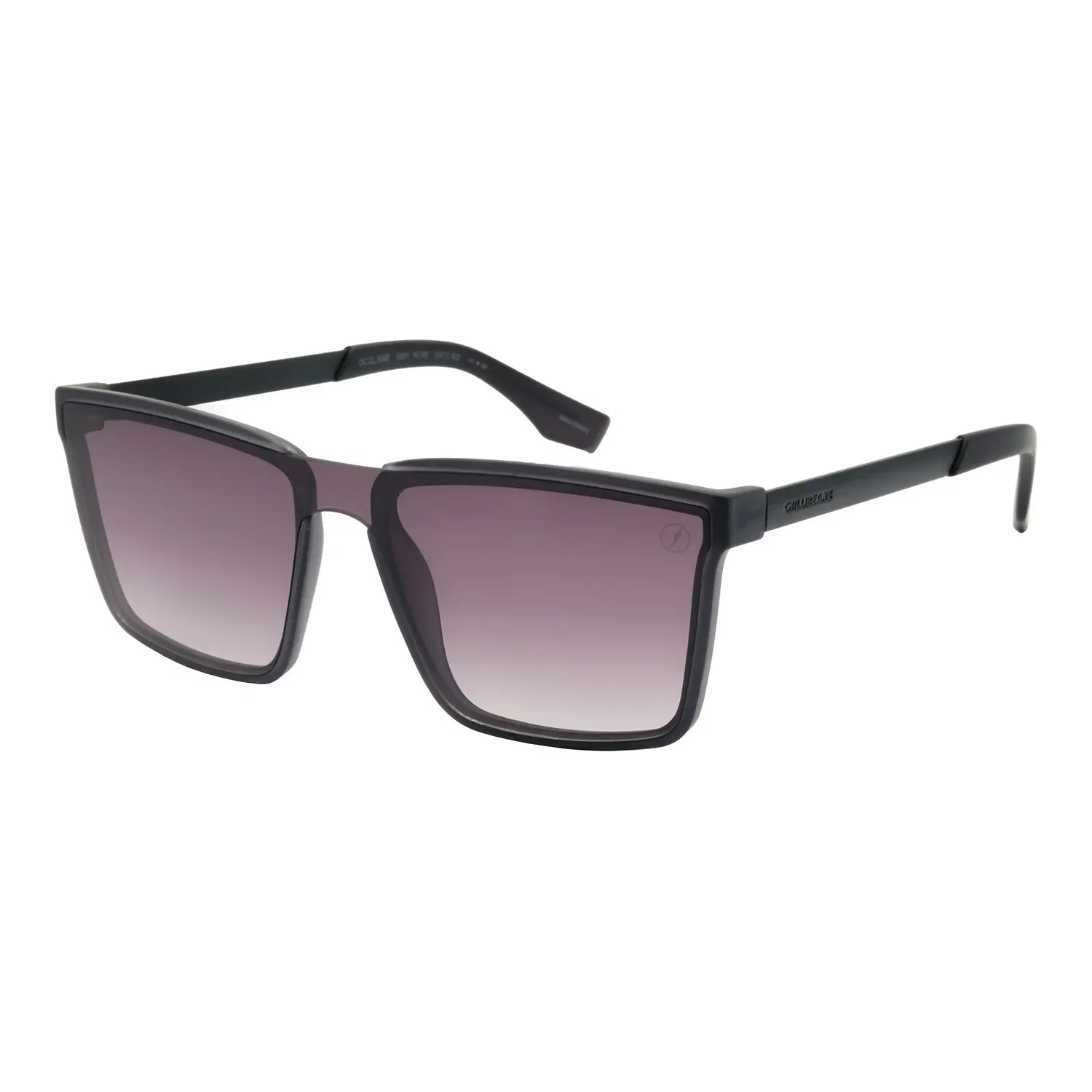 Óculos de Sol Masculino Infinity Quadrado Degradê Preto — imagem 1