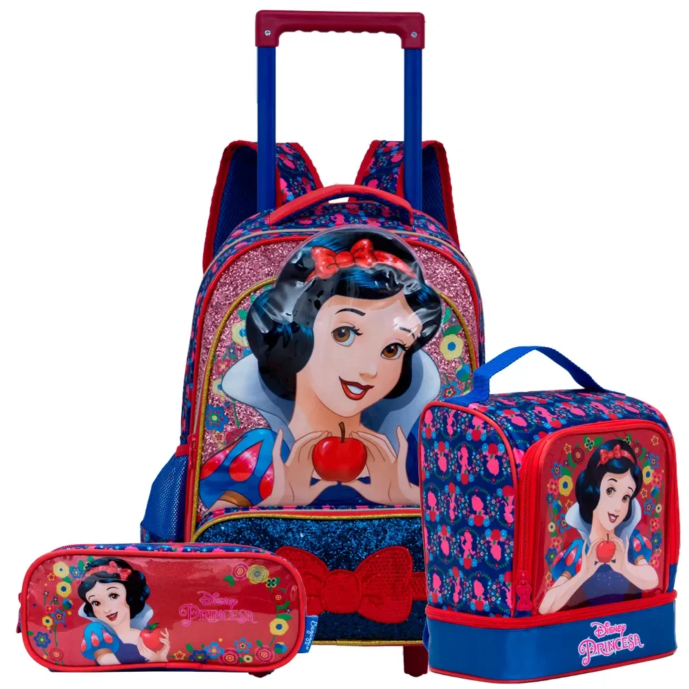 Kit Mochilete Branca de Neve Azul