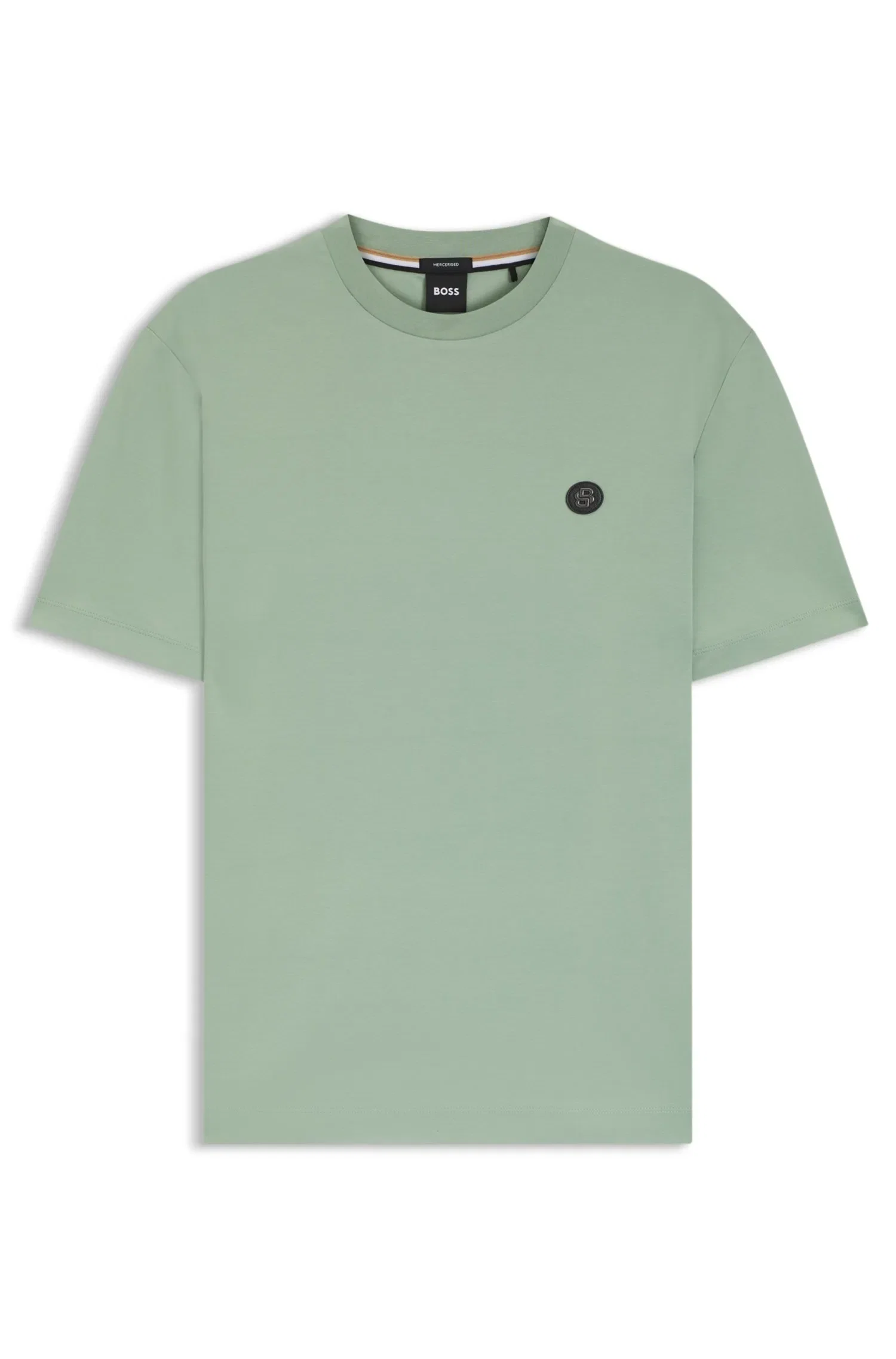 Camiseta De Algodão Mercerizado Com Monograma Double B — imagem 1