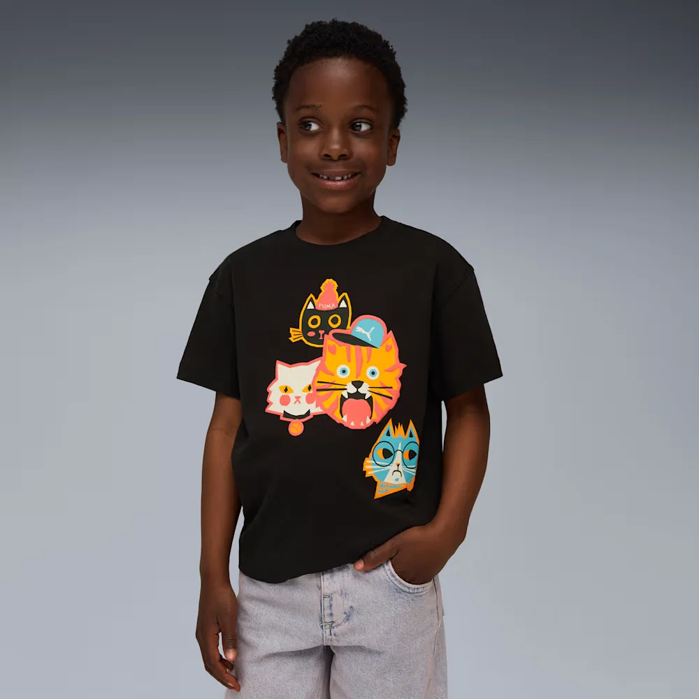 Camiseta Moody Cat Graphic II Infantil