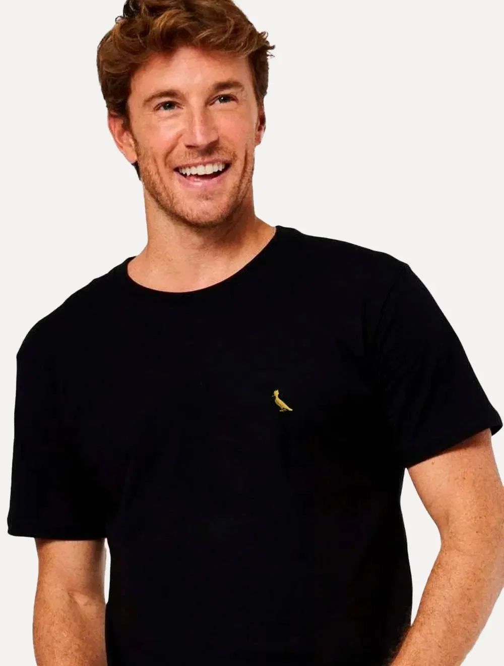 Camiseta Reserva Masculina Basic Yellow Woodpecker Preta