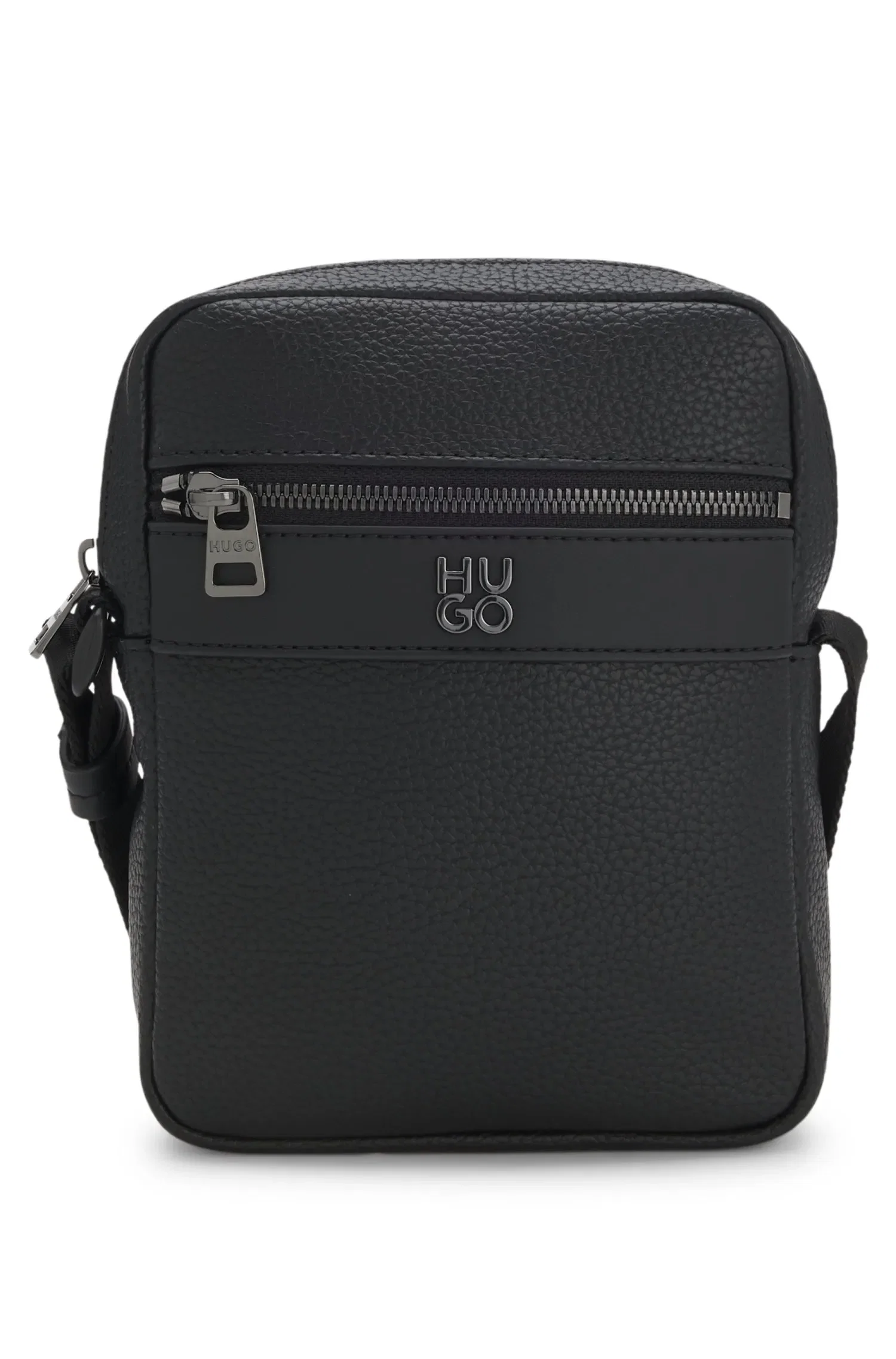 Bolsa Repórter De Material Sintético Texturizado Com Logo