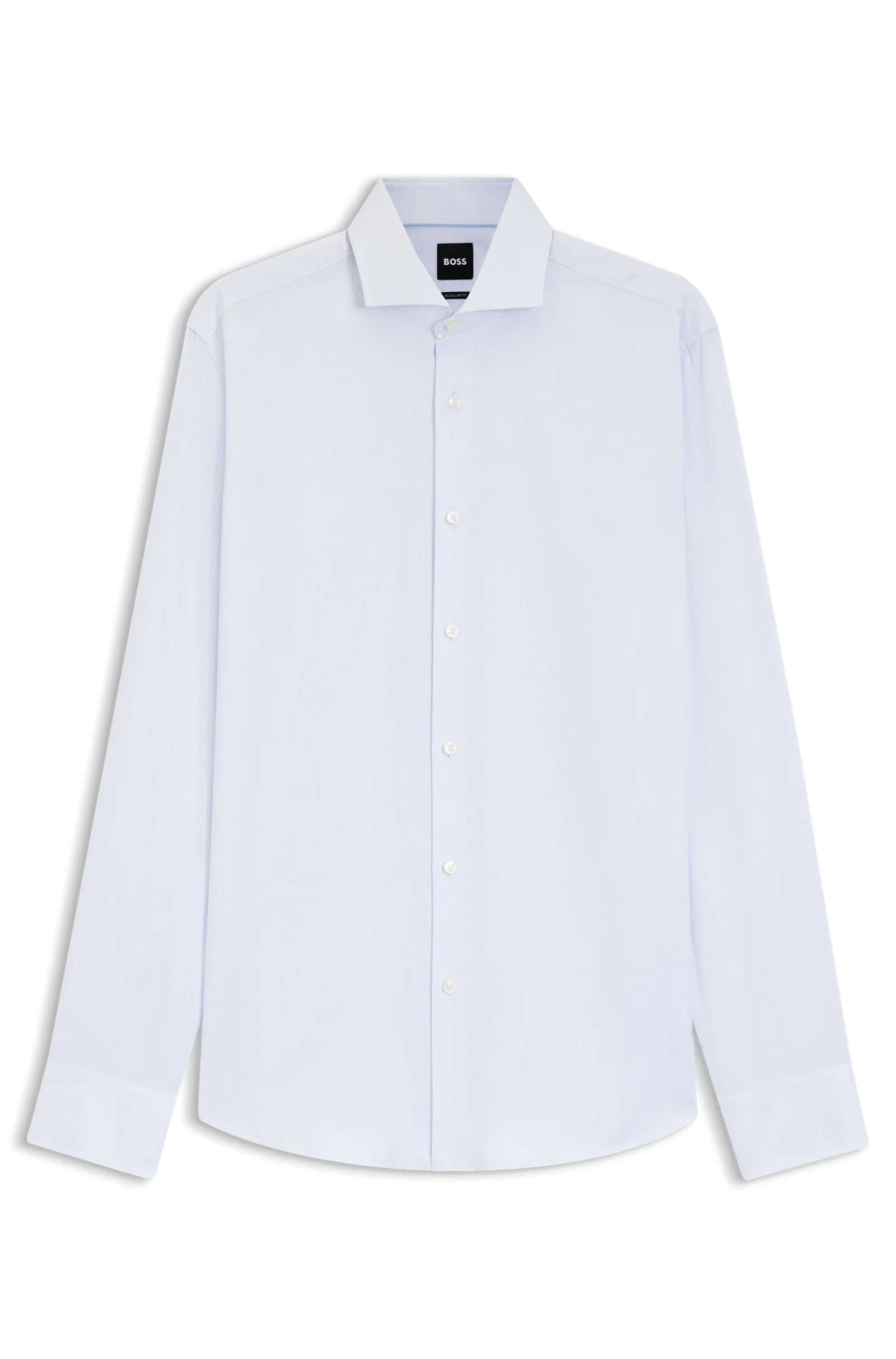 Camisa Regular Fit Estruturada Em Algodão — imagem 1