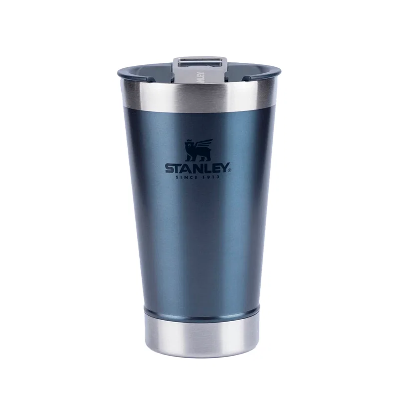 Copo Térmico para Cerveja com Tampa Nightfall 473ml Stanley Azul — imagem 1