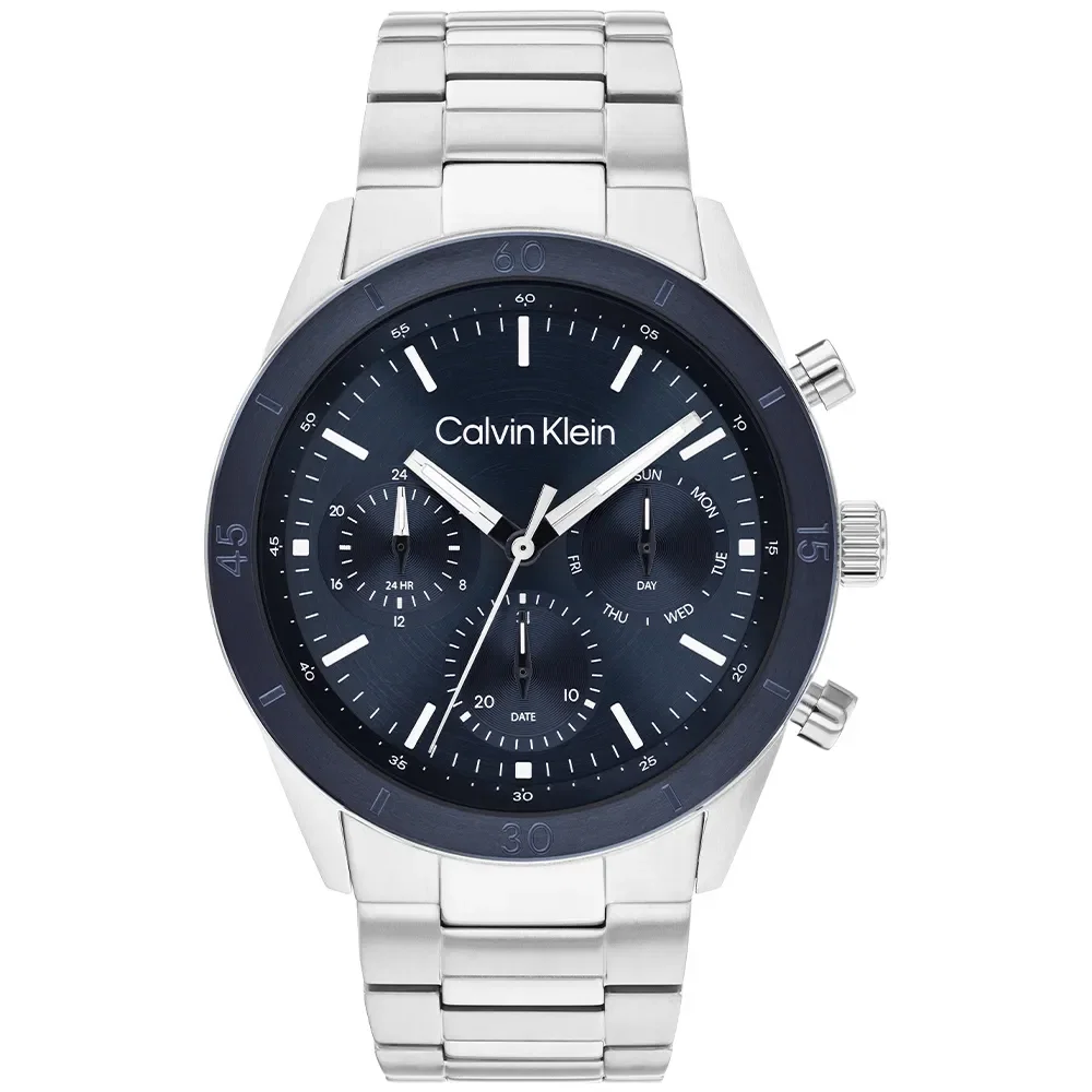 Relógio Calvin Klein CK Performance Masculino em Aço Prateado 25200556 — imagem 1