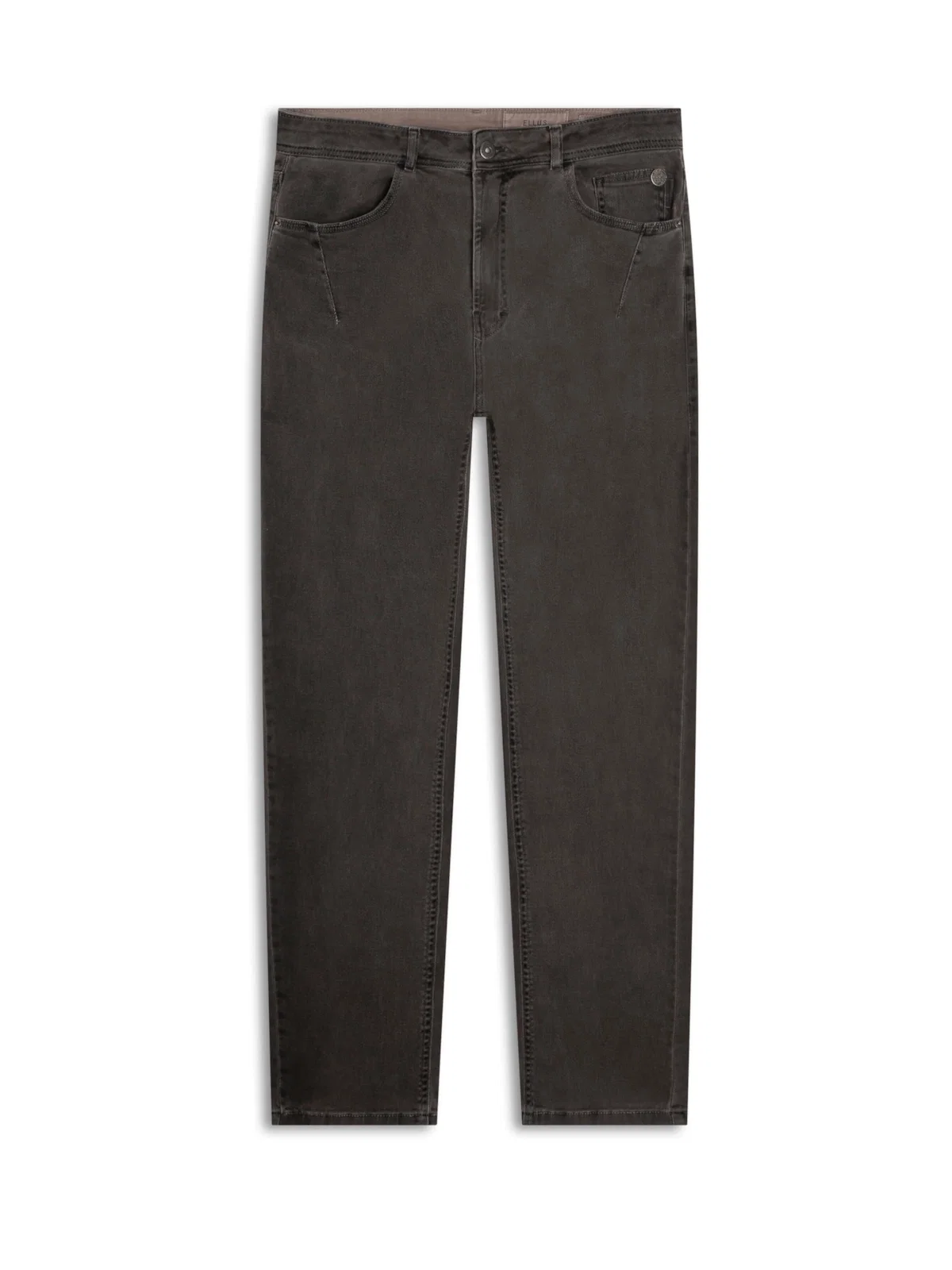 Calça Vintage Denim Color Slim Marrom — imagem 1