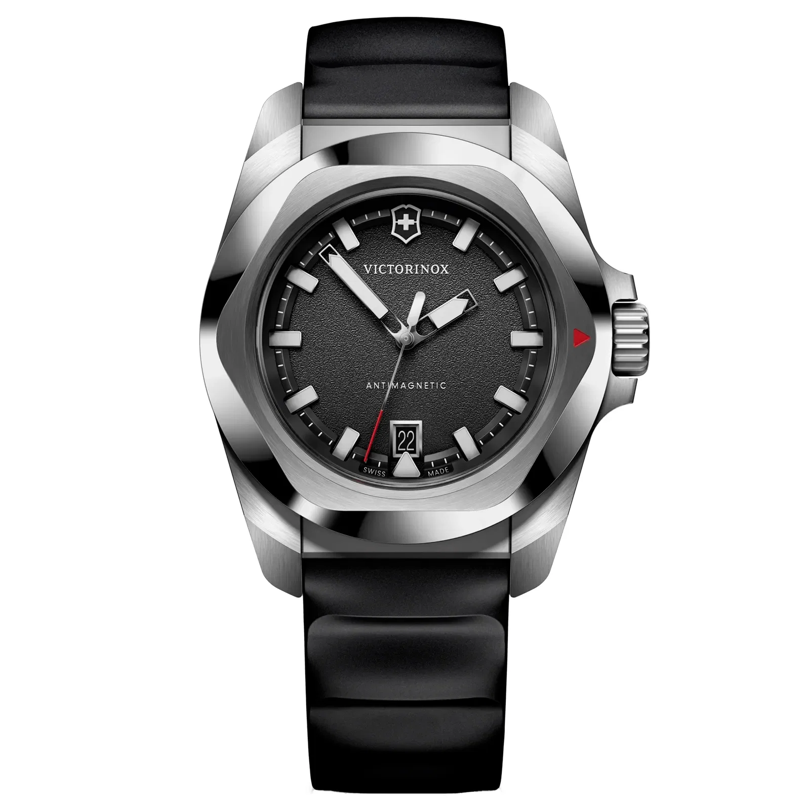 Relógio Victorinox I.N.O.X. Quartz Masculino em Borracha Preta 242028