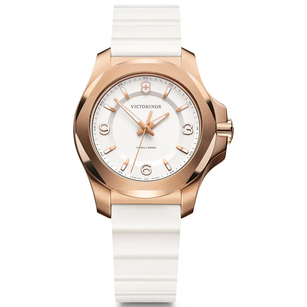 Relógio Victorinox Inox Feminino Borracha Branco 241954 — imagem 1