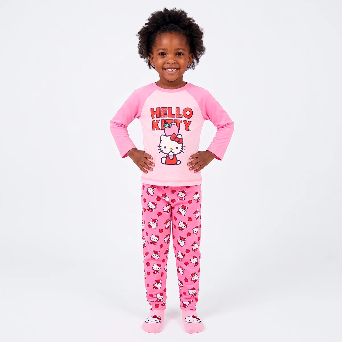 Pijama Longo Kids Hello Kitty Viscolycra Toque Especial Tip Top