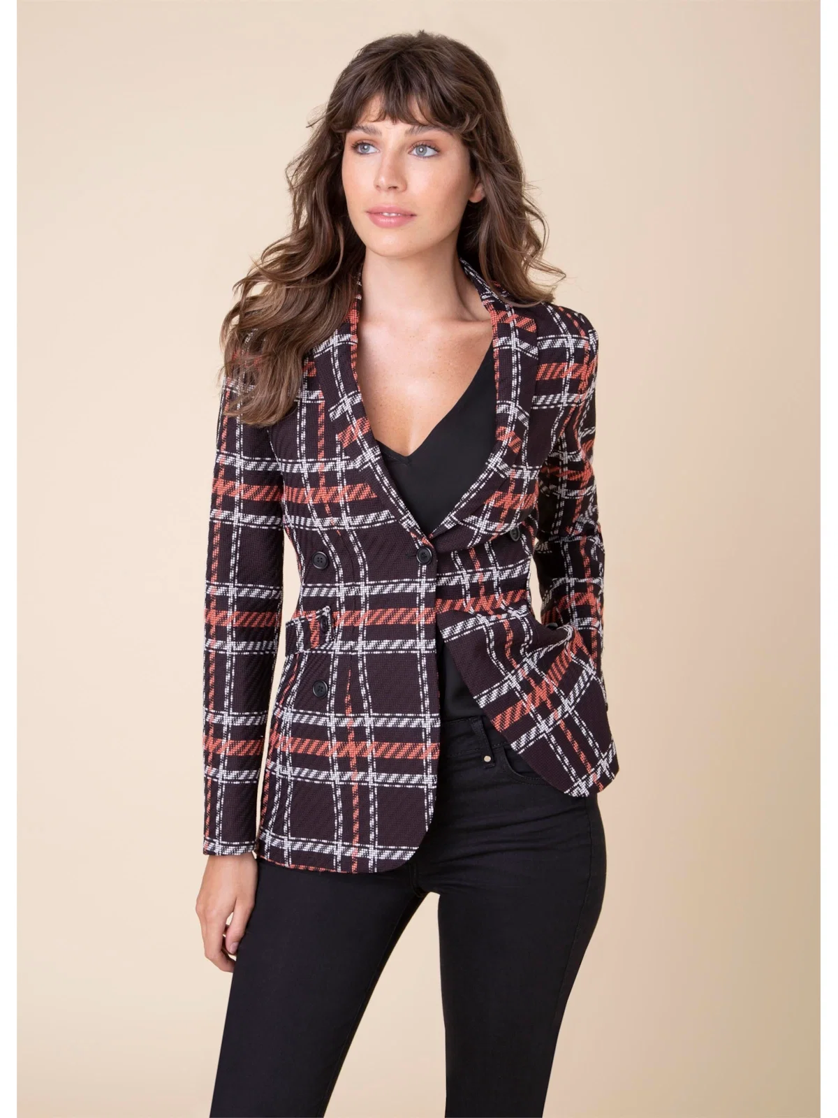 Blazer Tweed Shetland Xadrez