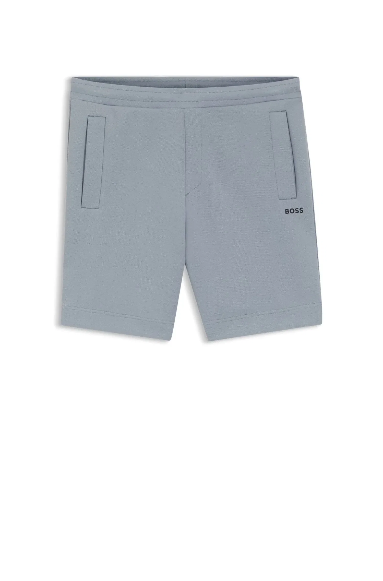 Shorts Com Logo Bordado Em Jersey De Algodão