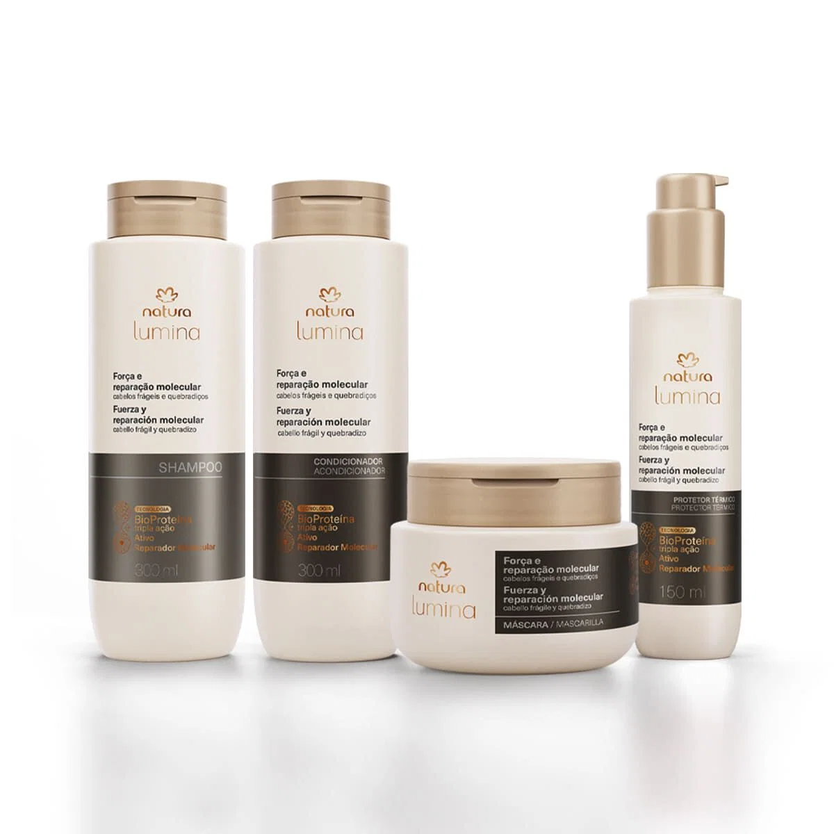 Kit Lumina Força e Reparação Molecular (4 produtos) — imagem 1
