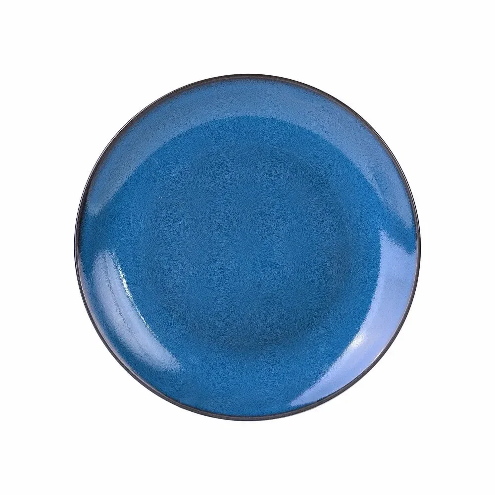 Prato de Sobremesa Marrakesh em Cerâmica 21cm Spicy Azul