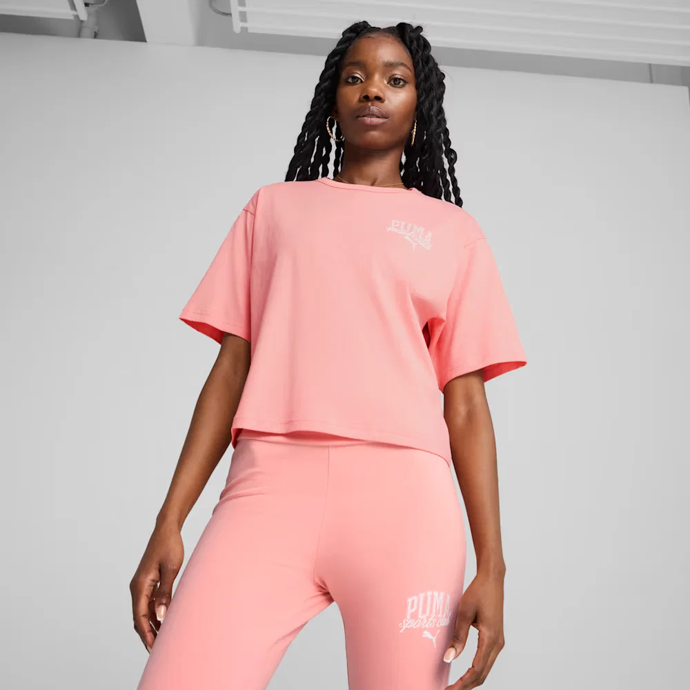 Camiseta Puma CLASS Relaxed Crop Feminina — imagem 1
