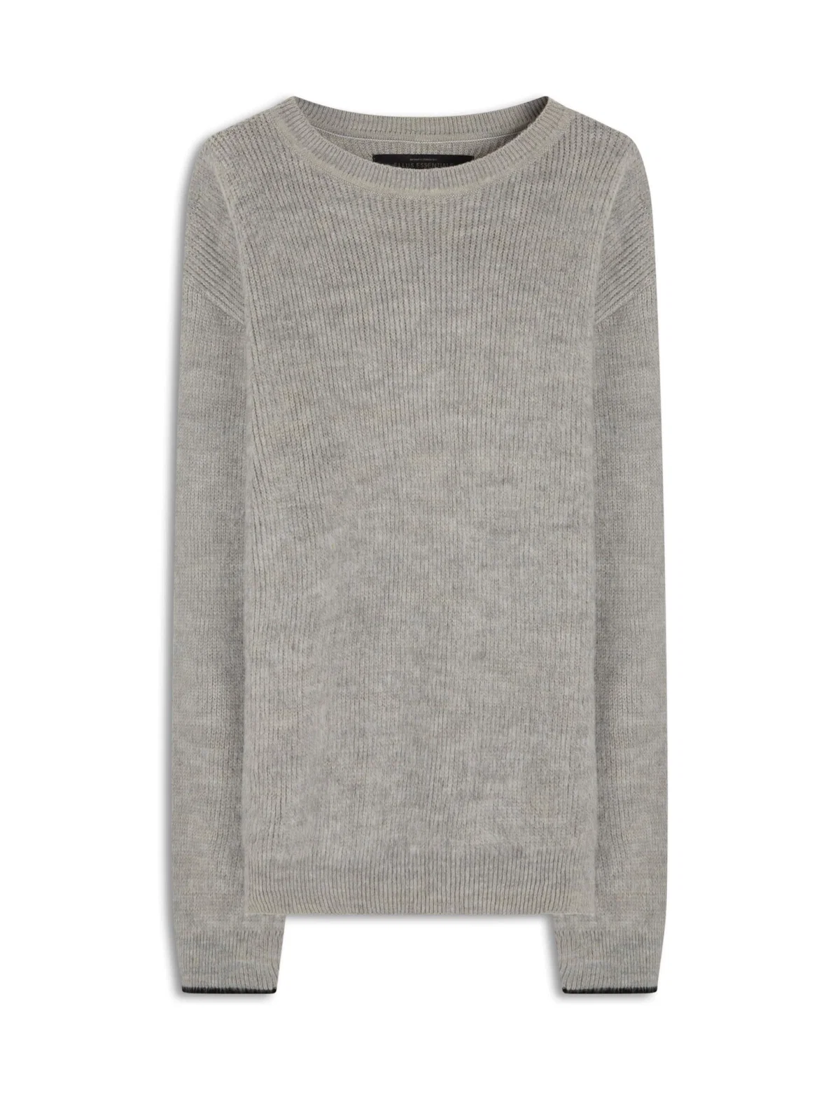 Tricot Basic Classic Ellus Cinza Mescla