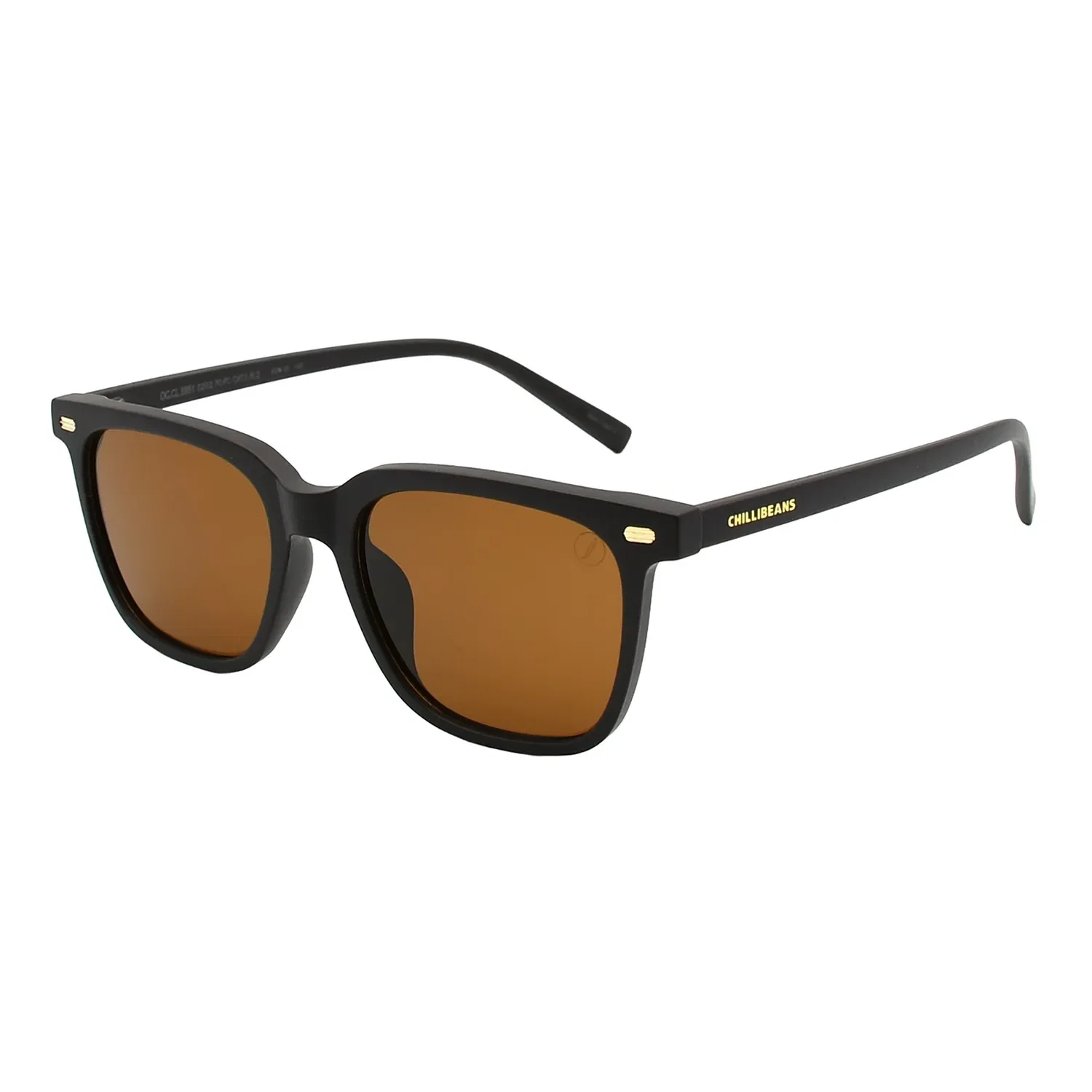 Óculos de Sol Masculino Chilli Beans Quadrado Marrom