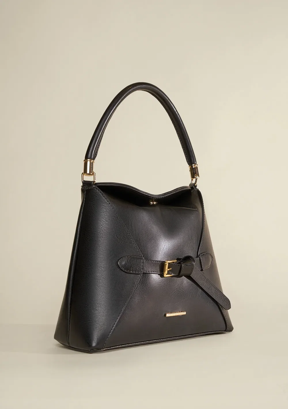 Bolsa Tote Detalhe Fivela Preto
