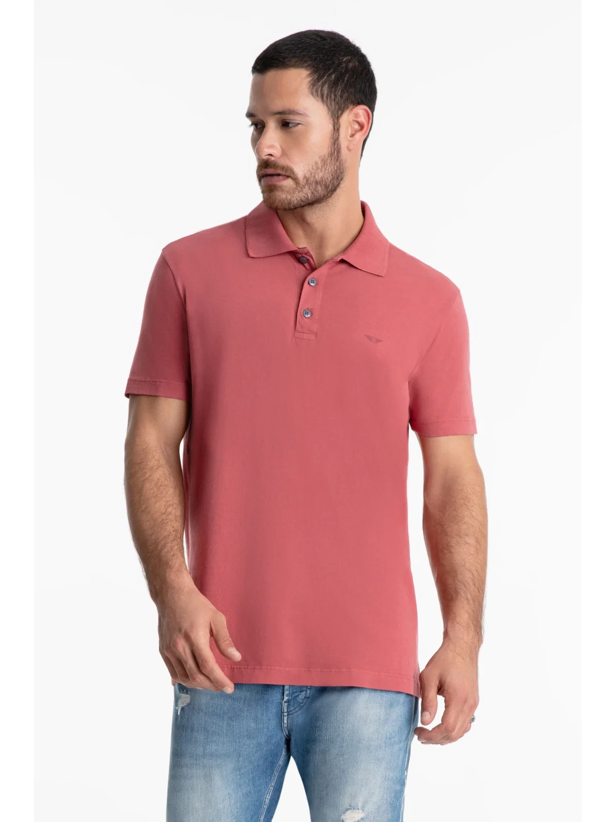 Polo Cotton E-Fine Easa Classic Goiaba
