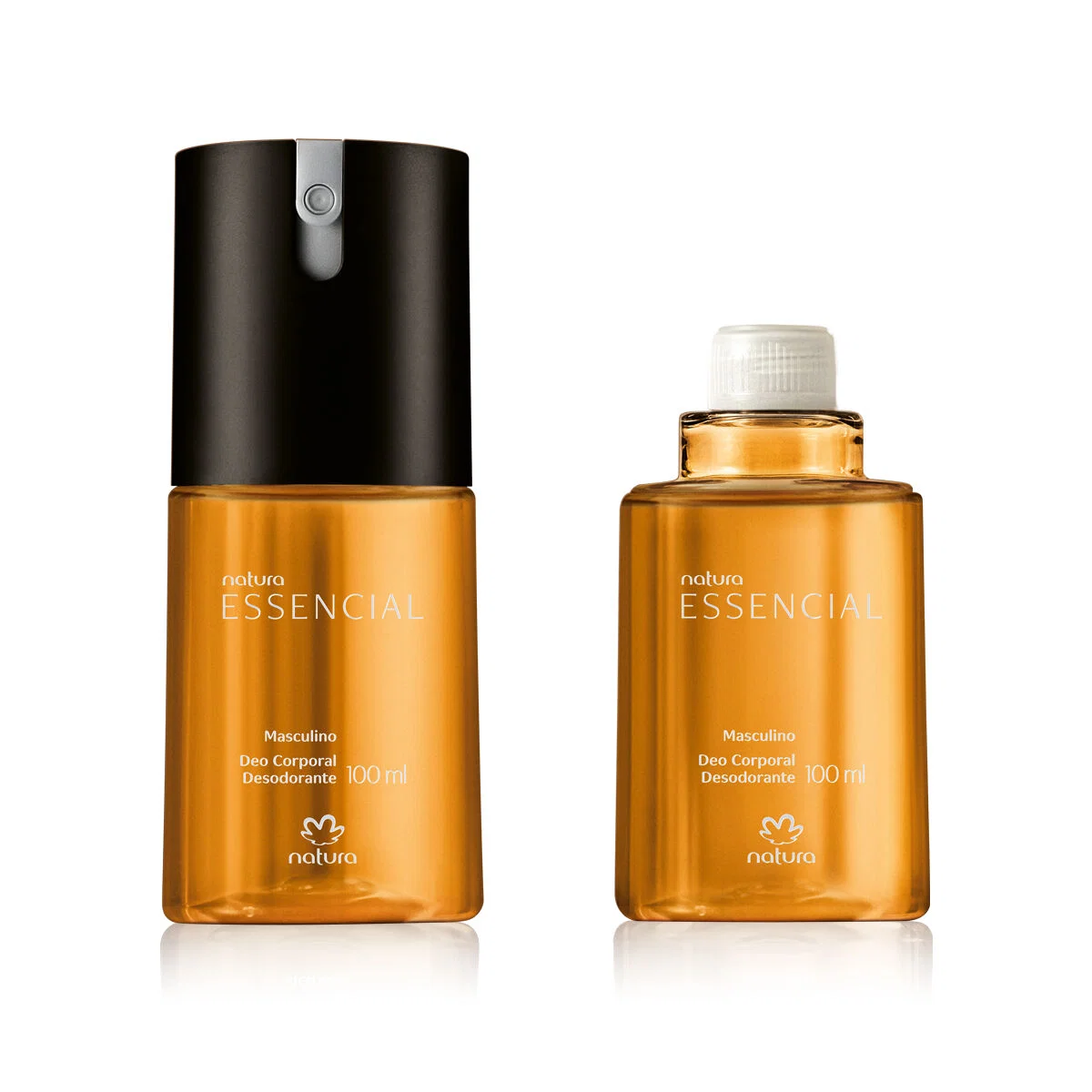 Kit Desodorante Corporal Essencial Masculino com Refil (2 produtos) — imagem 1