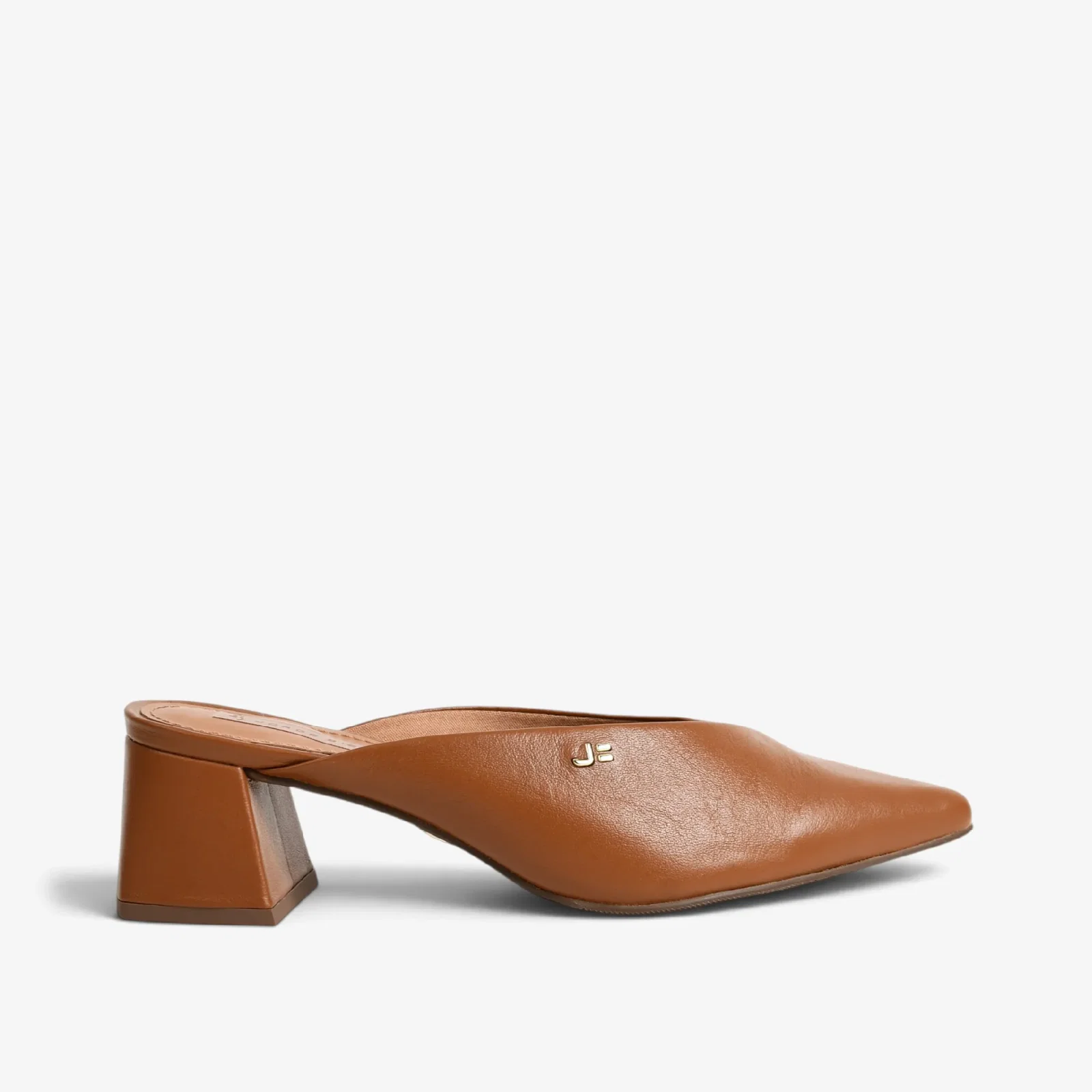 Mule Caramelo Mascavo Couro