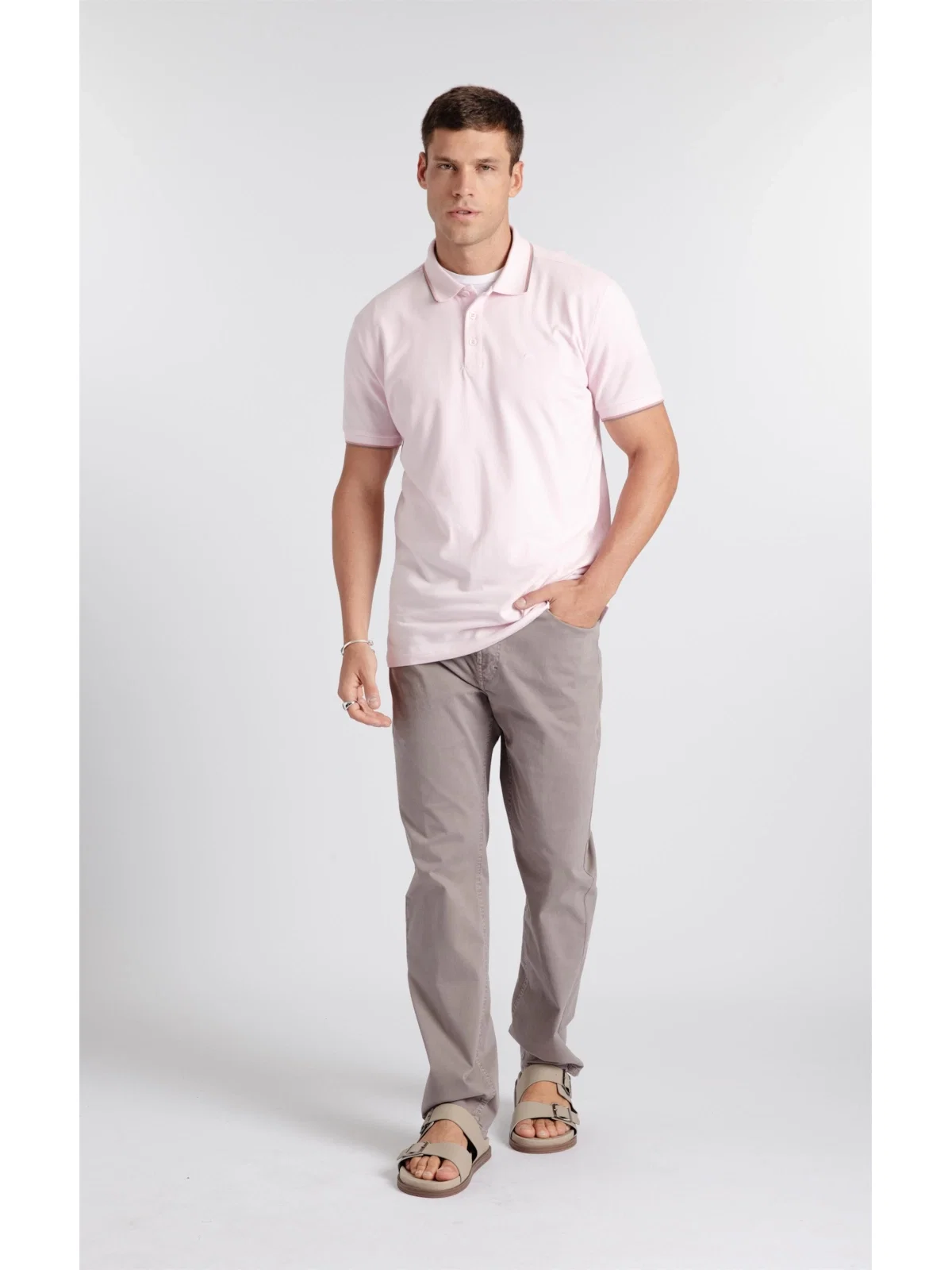 Calça Color Twill Power Niquel — imagem 1