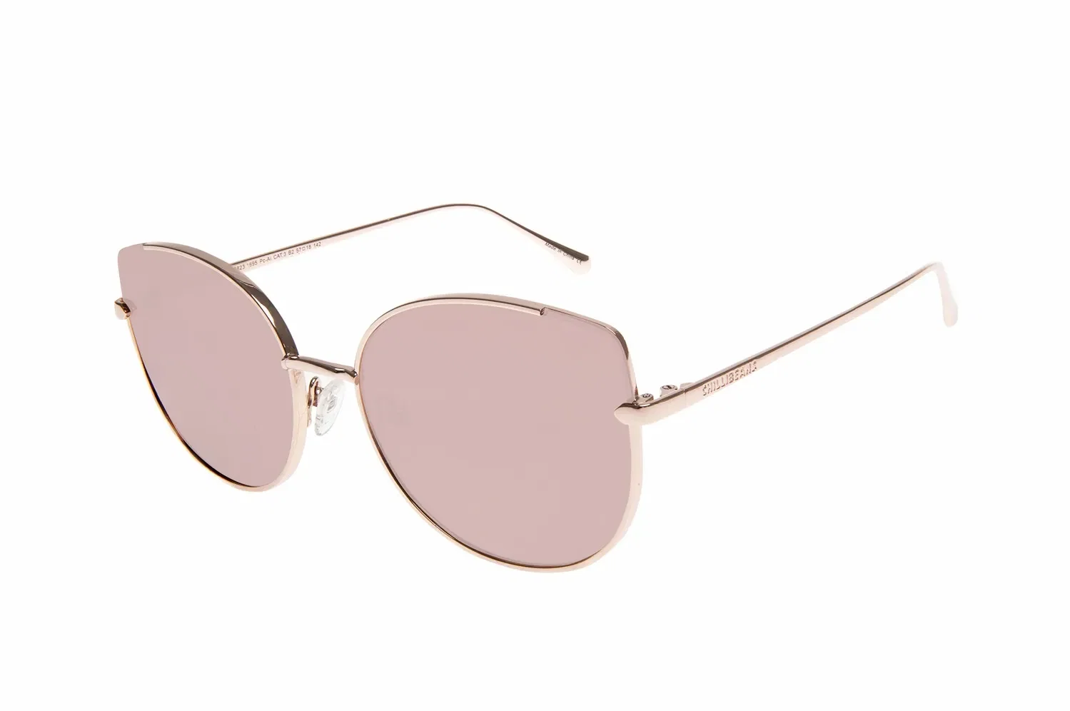 Óculos de Sol Feminino Chilli Beans Banhado A Ouro 18k Vermelho