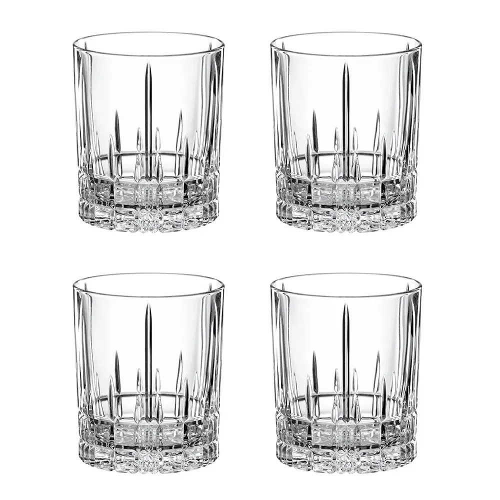 Conjunto de 4 Copos Baixo em Vidro 368ml Perfect Serve Spiegelau