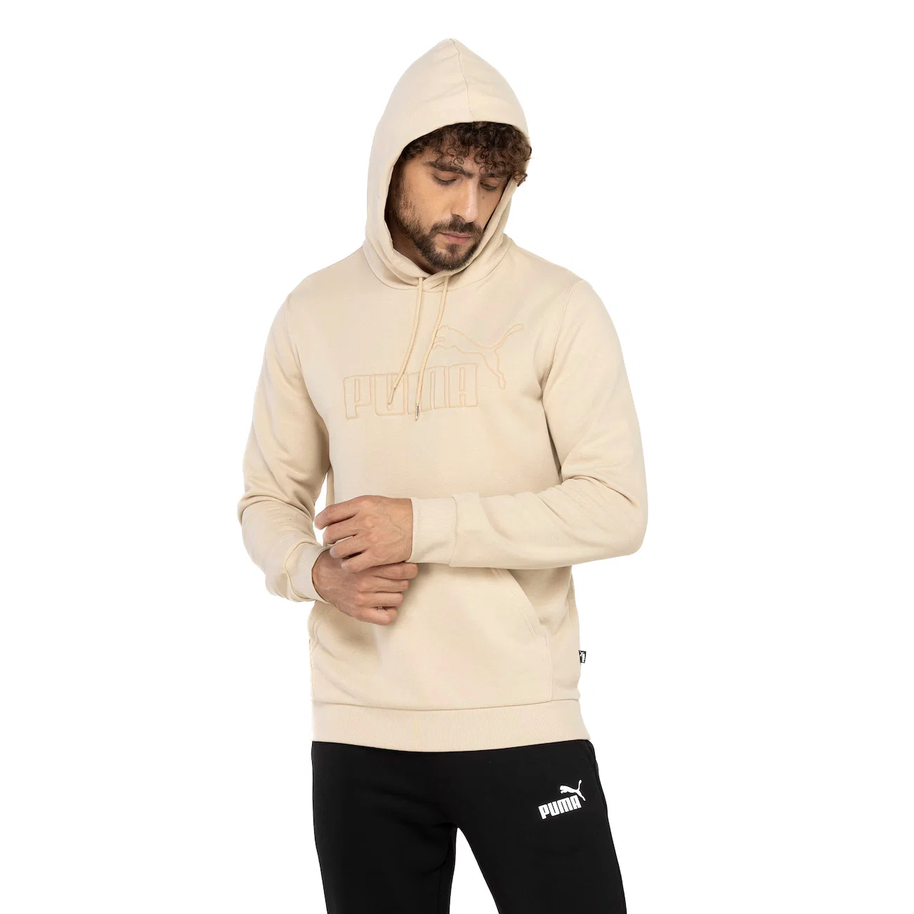 Blusão Masculino Puma com Capuz Essentials Elevated — imagem 1